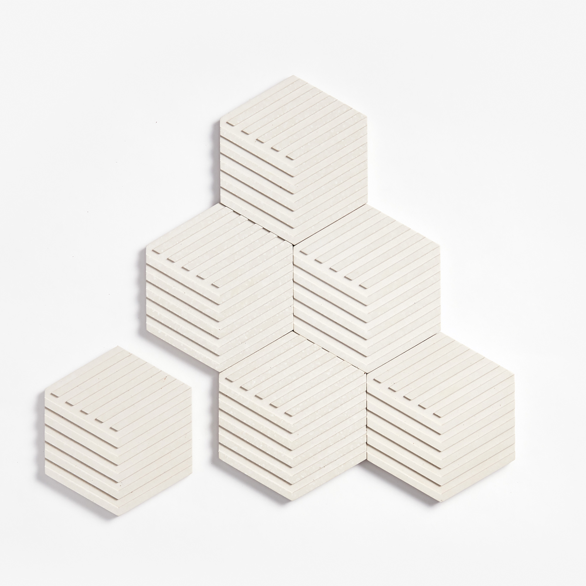 Table Tiles Concrete White