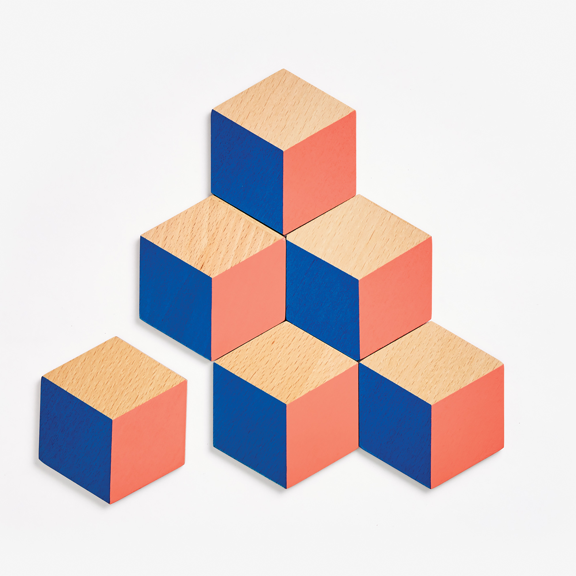 Table Tiles Red Blue