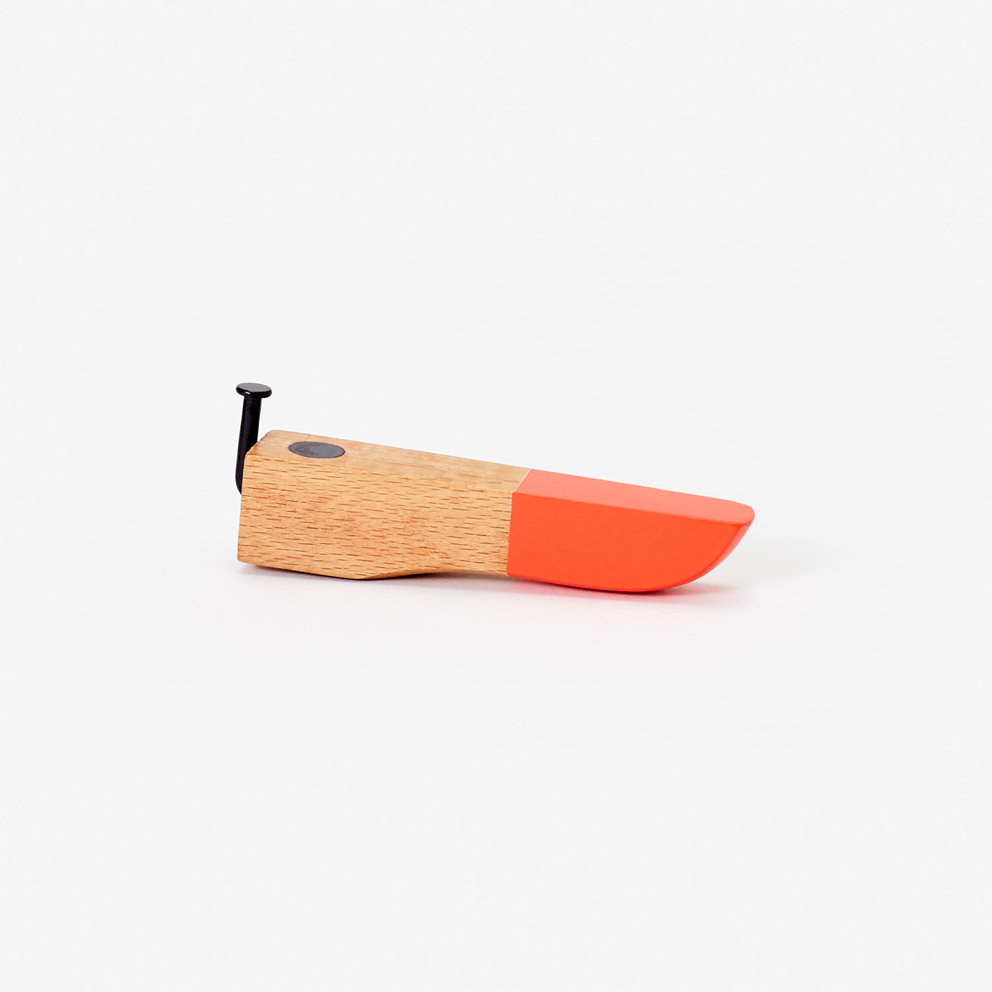 Bent Nail Bottle Opener Beech Red Tip