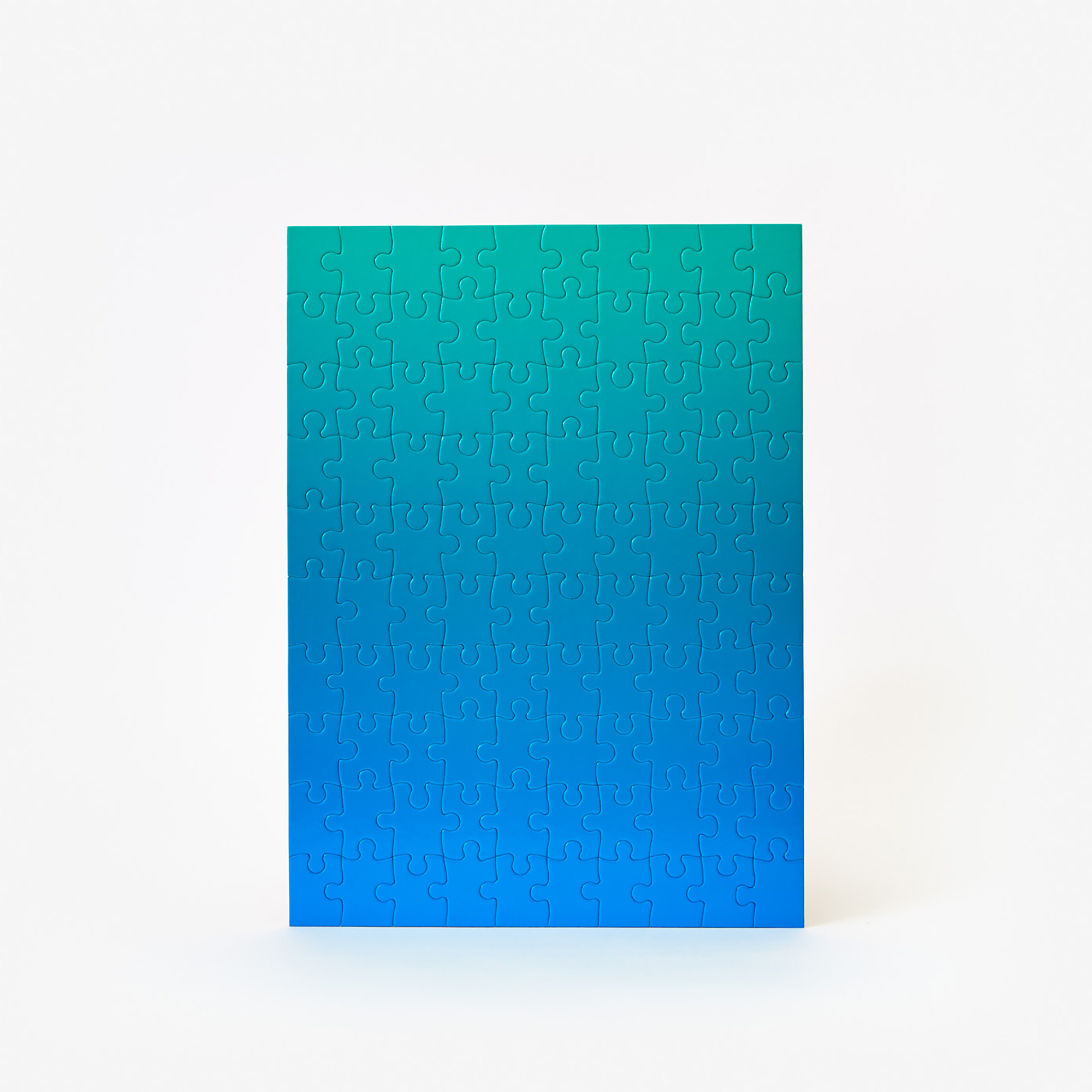 Gradient Puzzle 100 Piece Blue Green