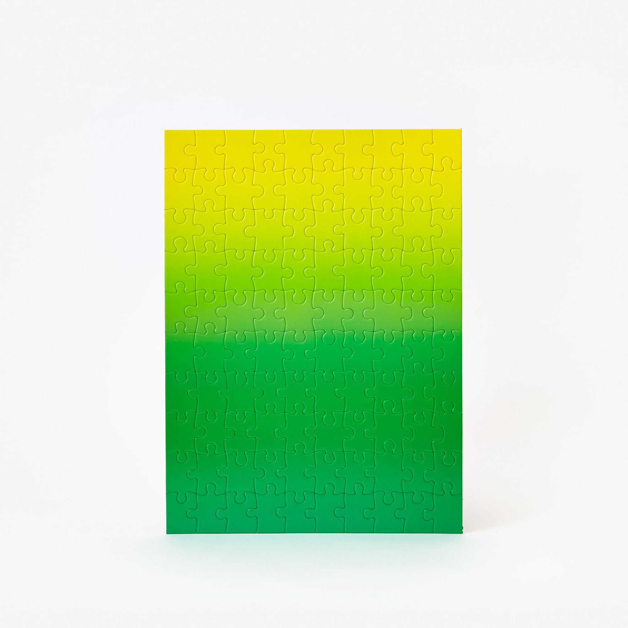 Gradient Puzzle 100 Piece Green Yellow