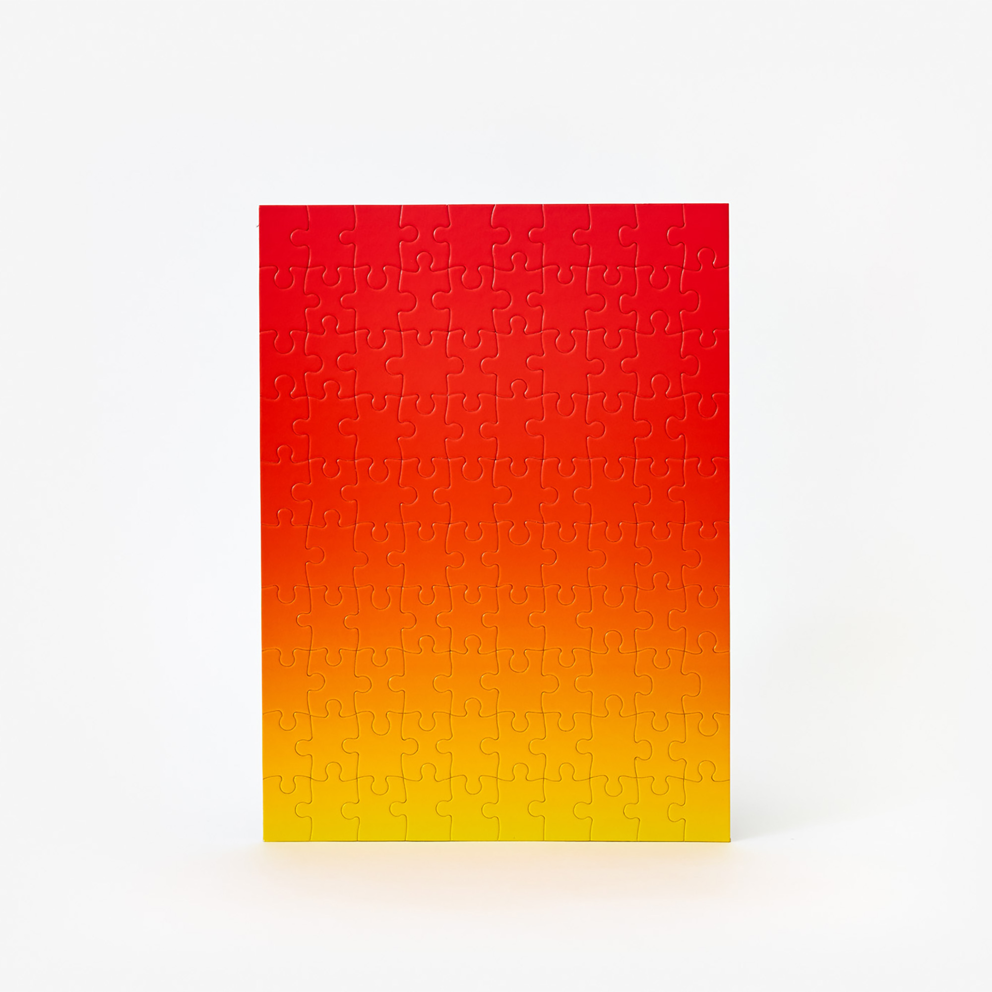 Gradient Puzzle 100 Piece Red Yellow