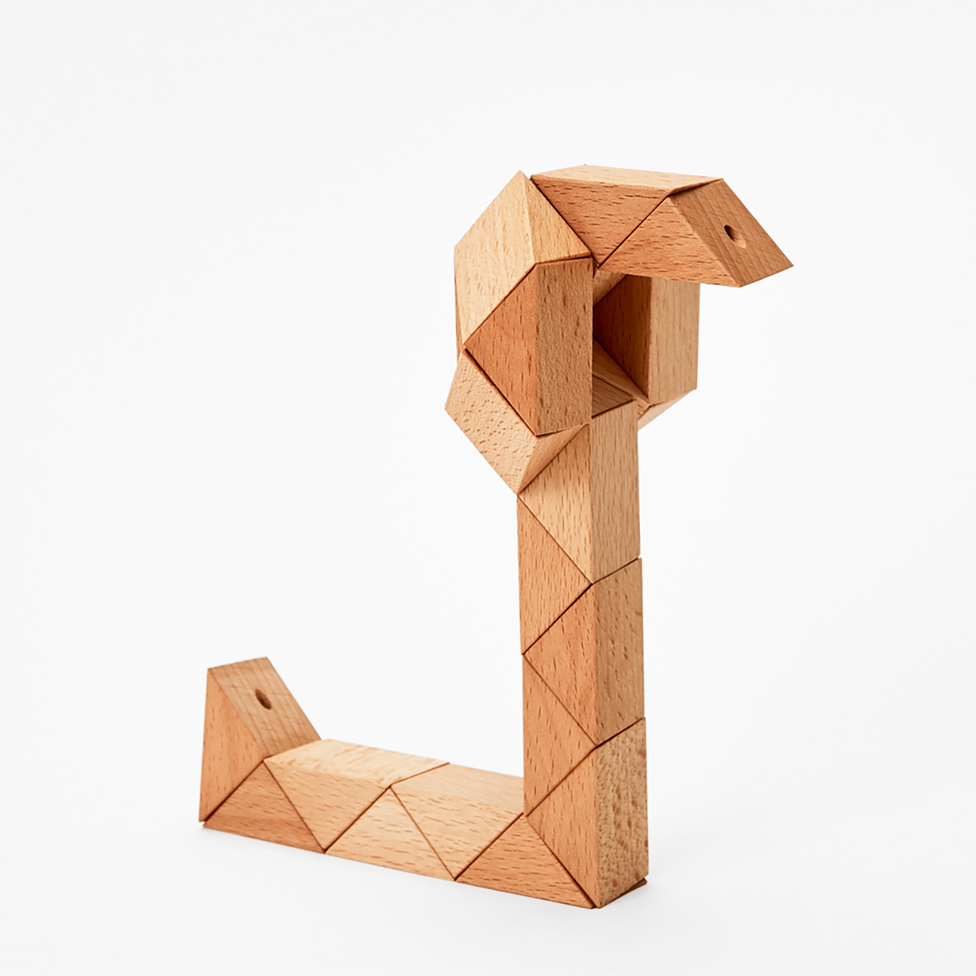 Snake Block Medium Natural