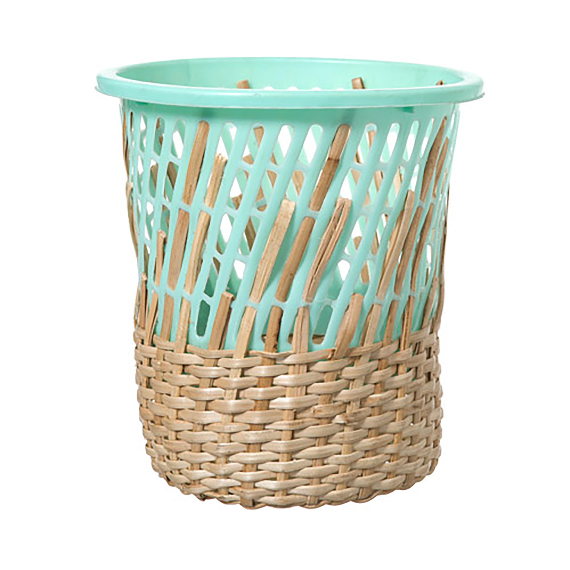 Bow Bin Base Weave Turquoise
