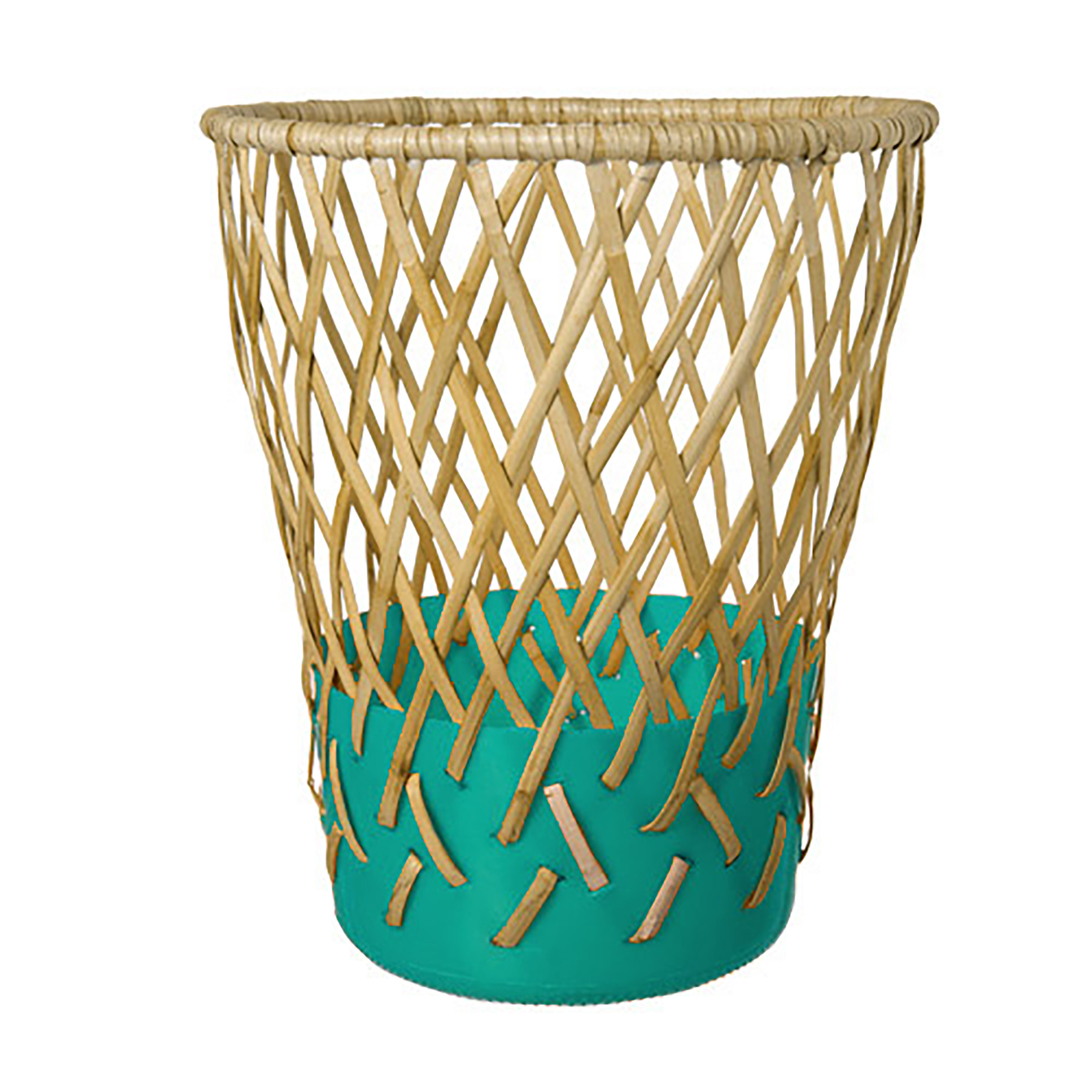 Bow Bin Diamond Weave Green