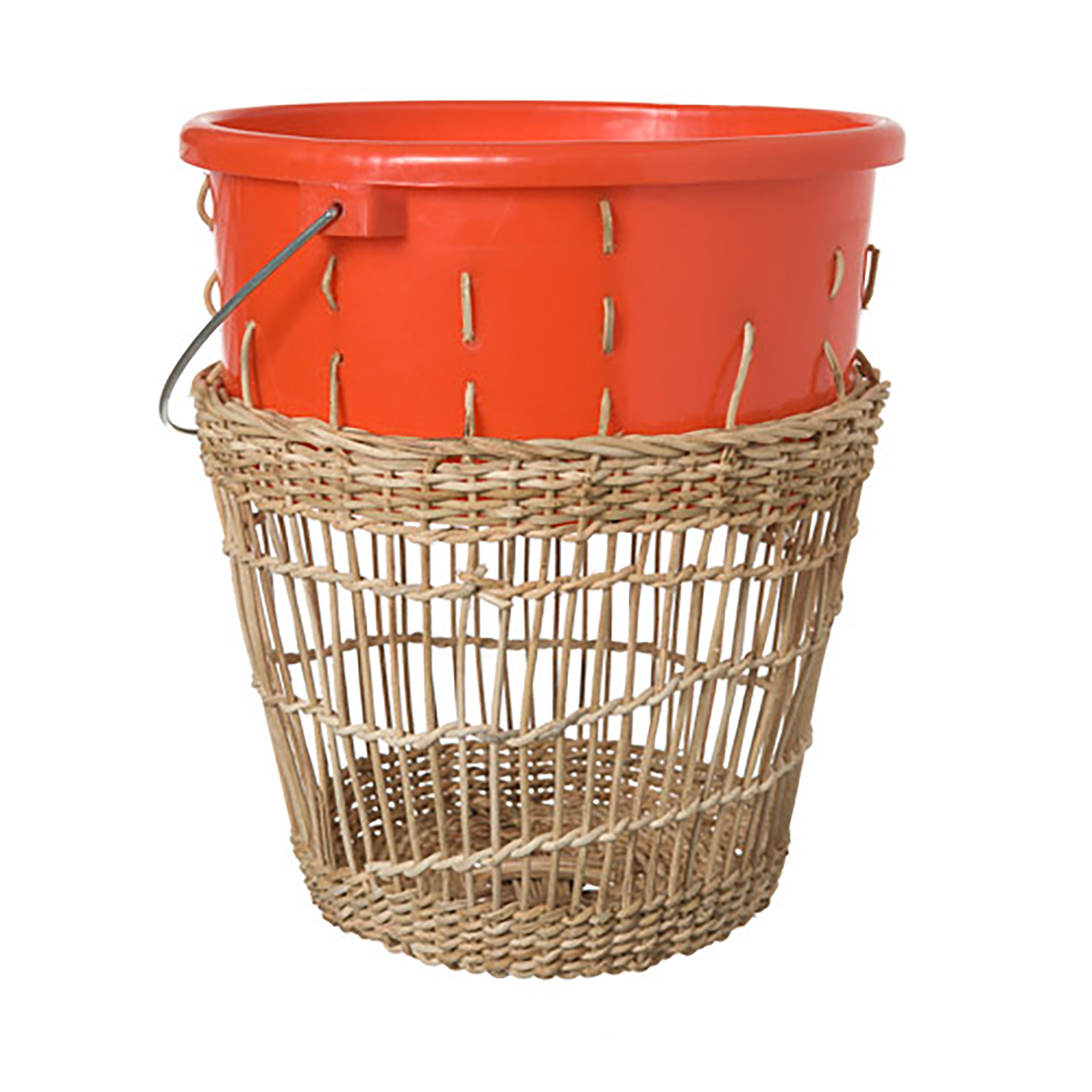 Bow Bin Rectangle Weave Red