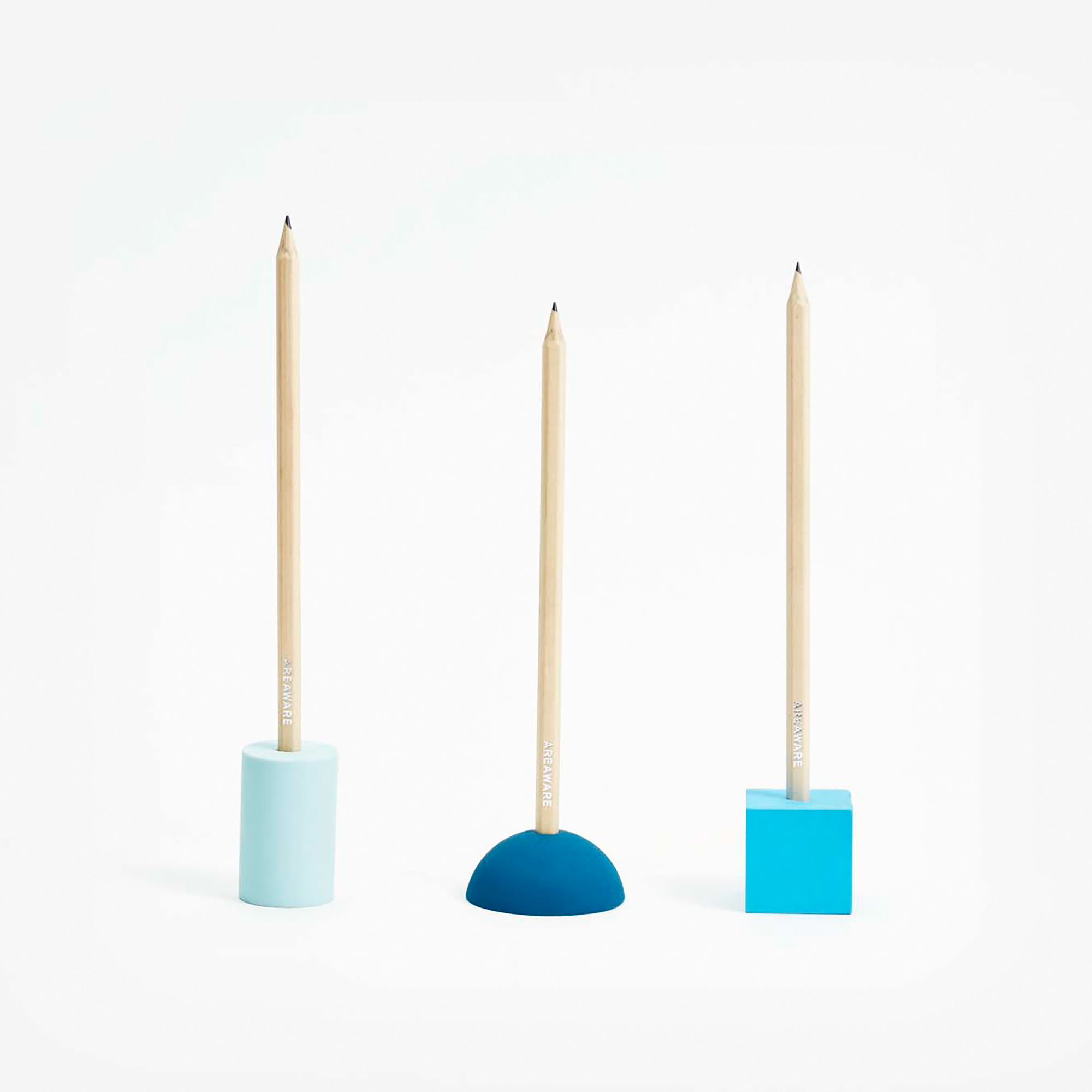 Eraser Pencil Stand Blue