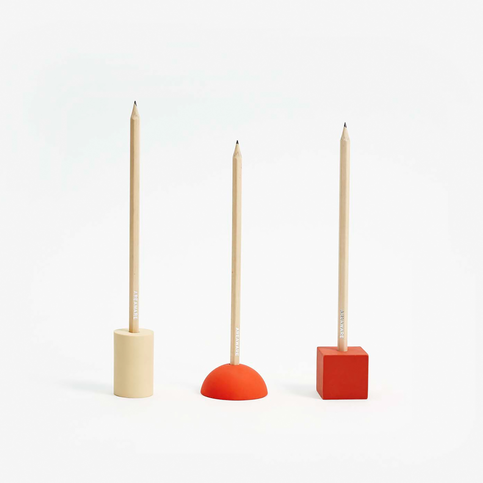 Eraser Pencil Stand Red