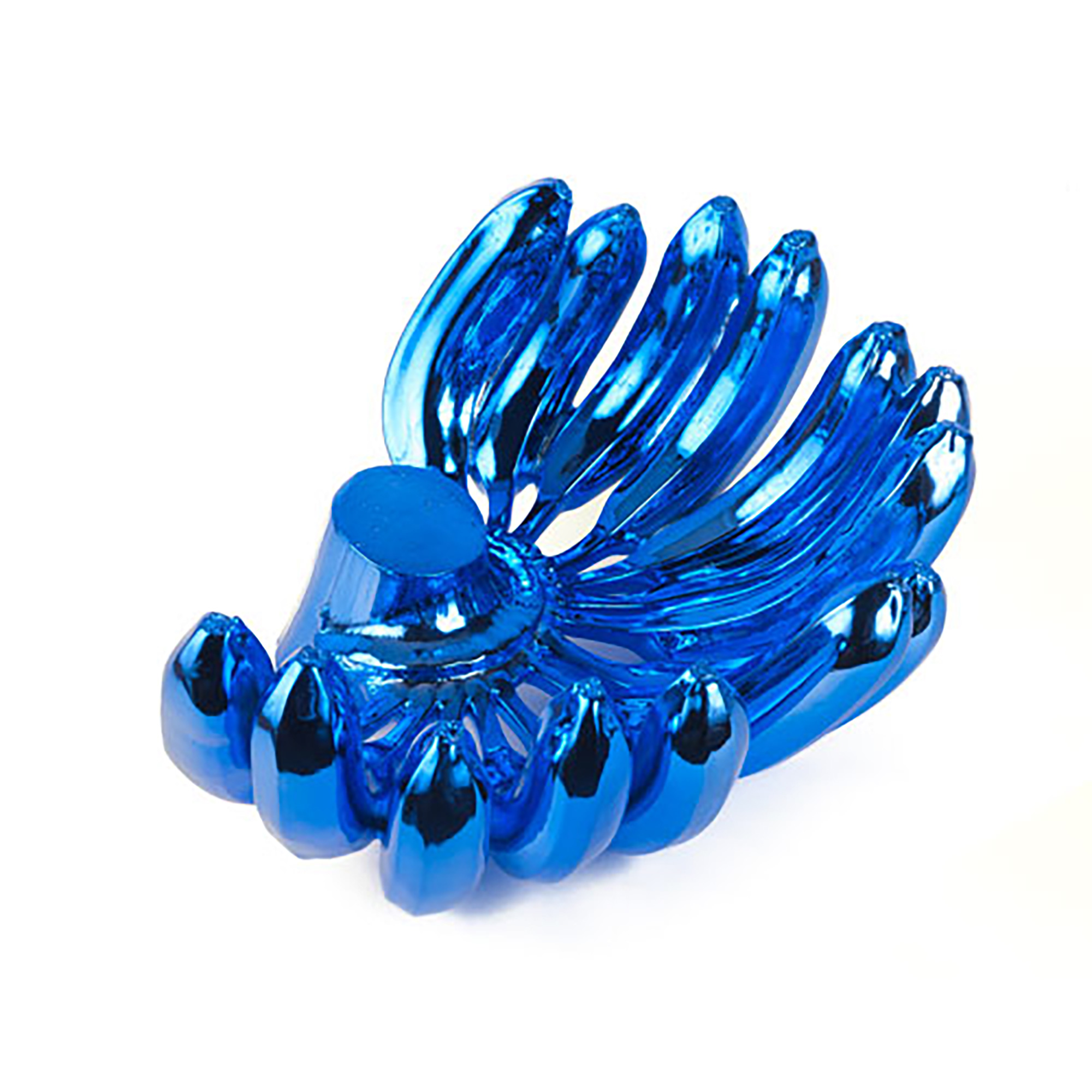 Banana Bowl Blue Chrome