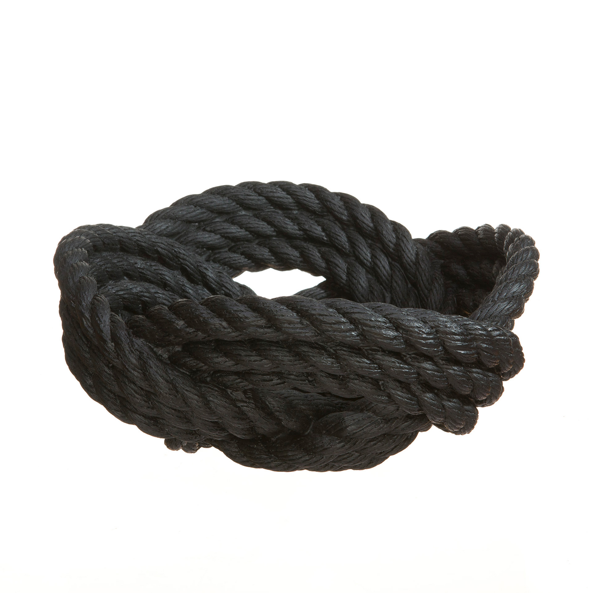 Rope Knot Bowl Black