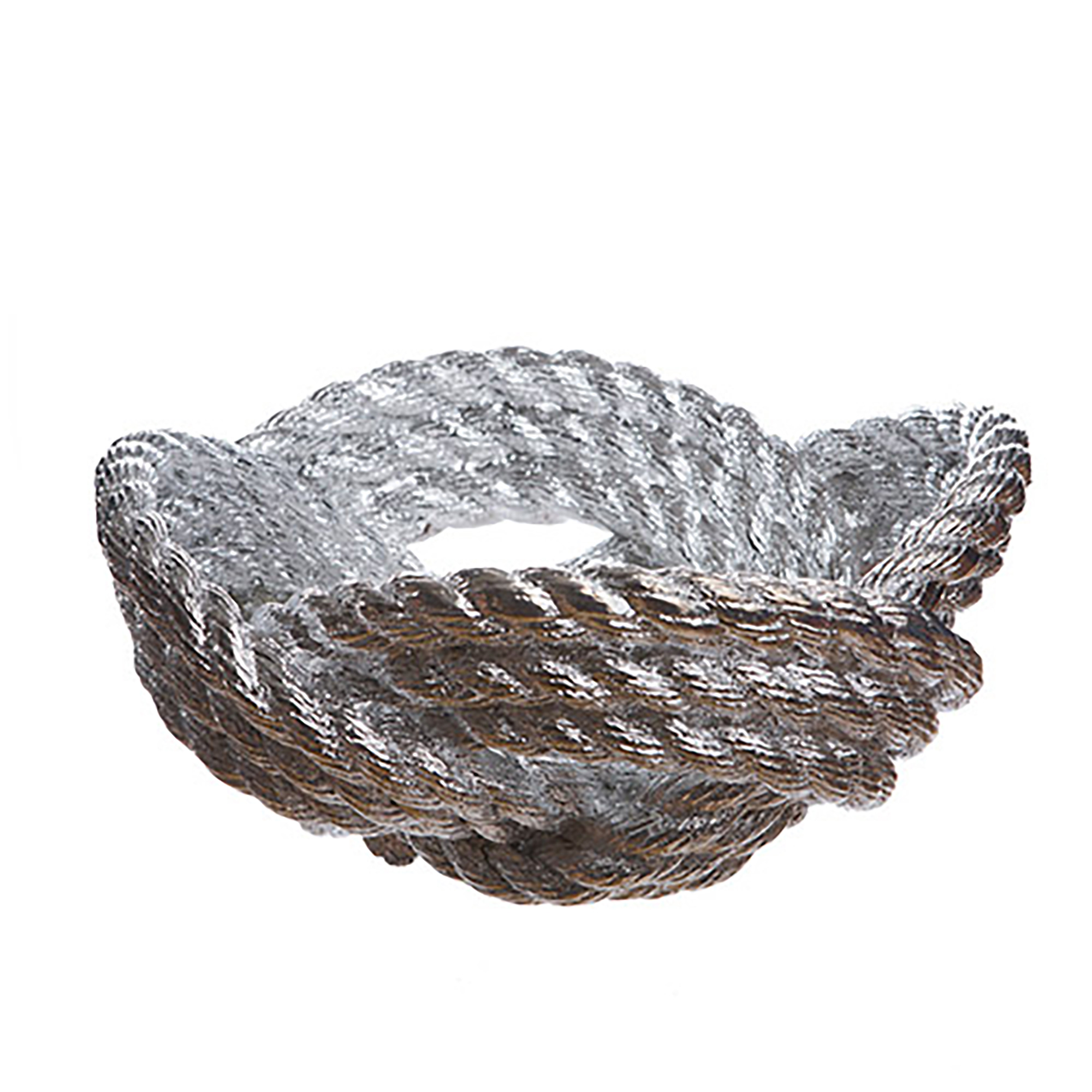 Rope Knot Bowl Chrome