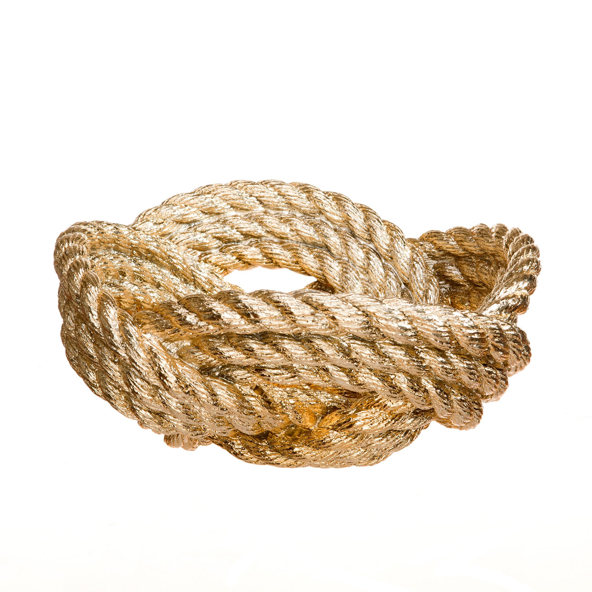 Rope Knot Bowl Gold