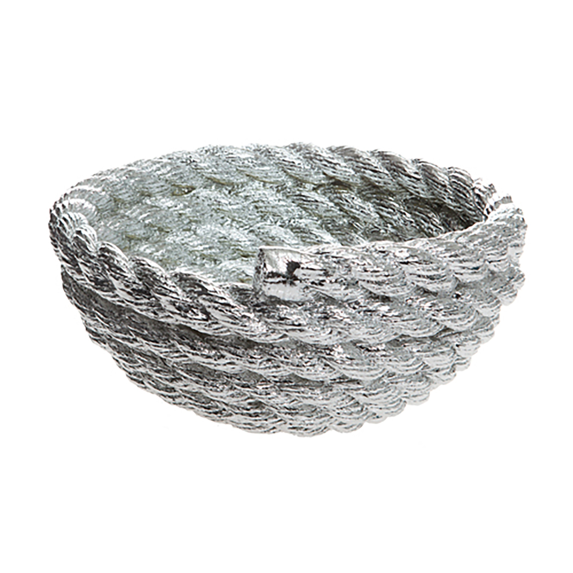 Rope Coil Bowl Chrome