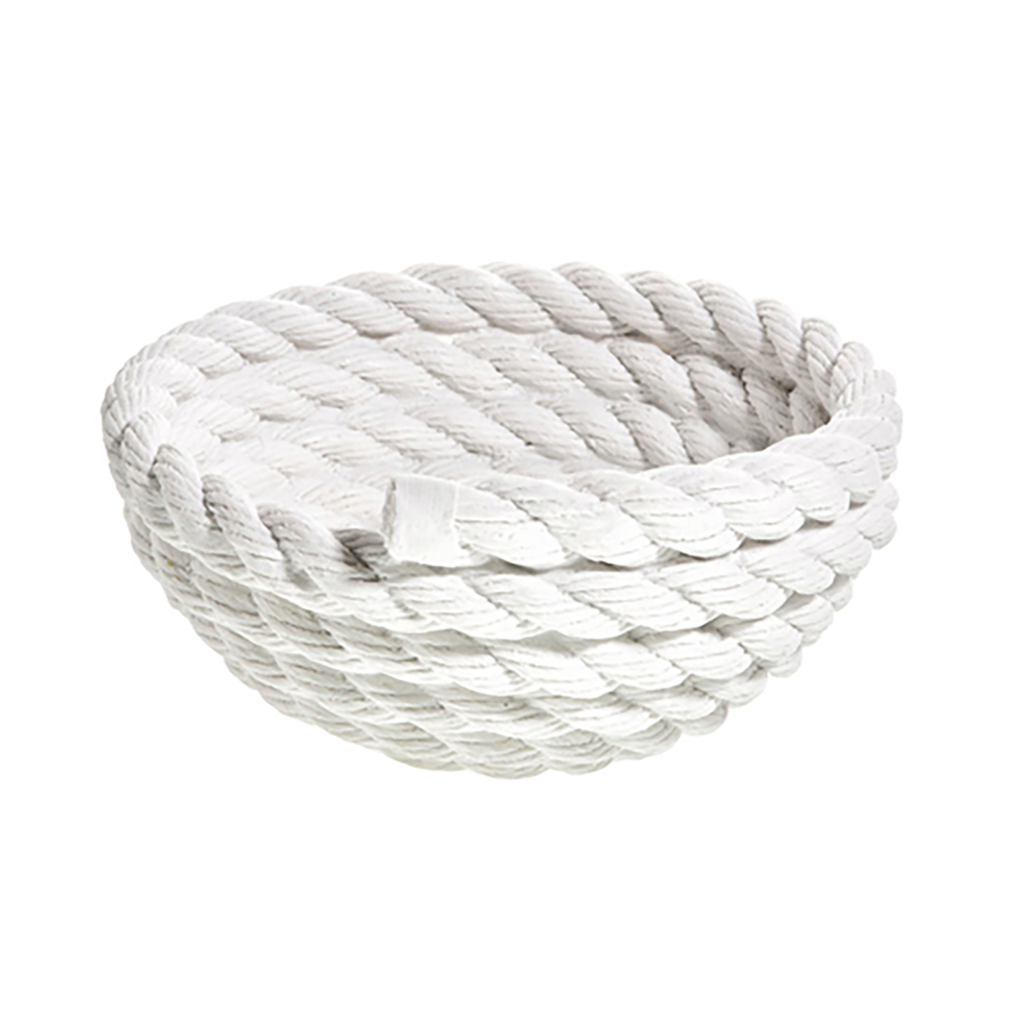 Rope Coil Bowl White