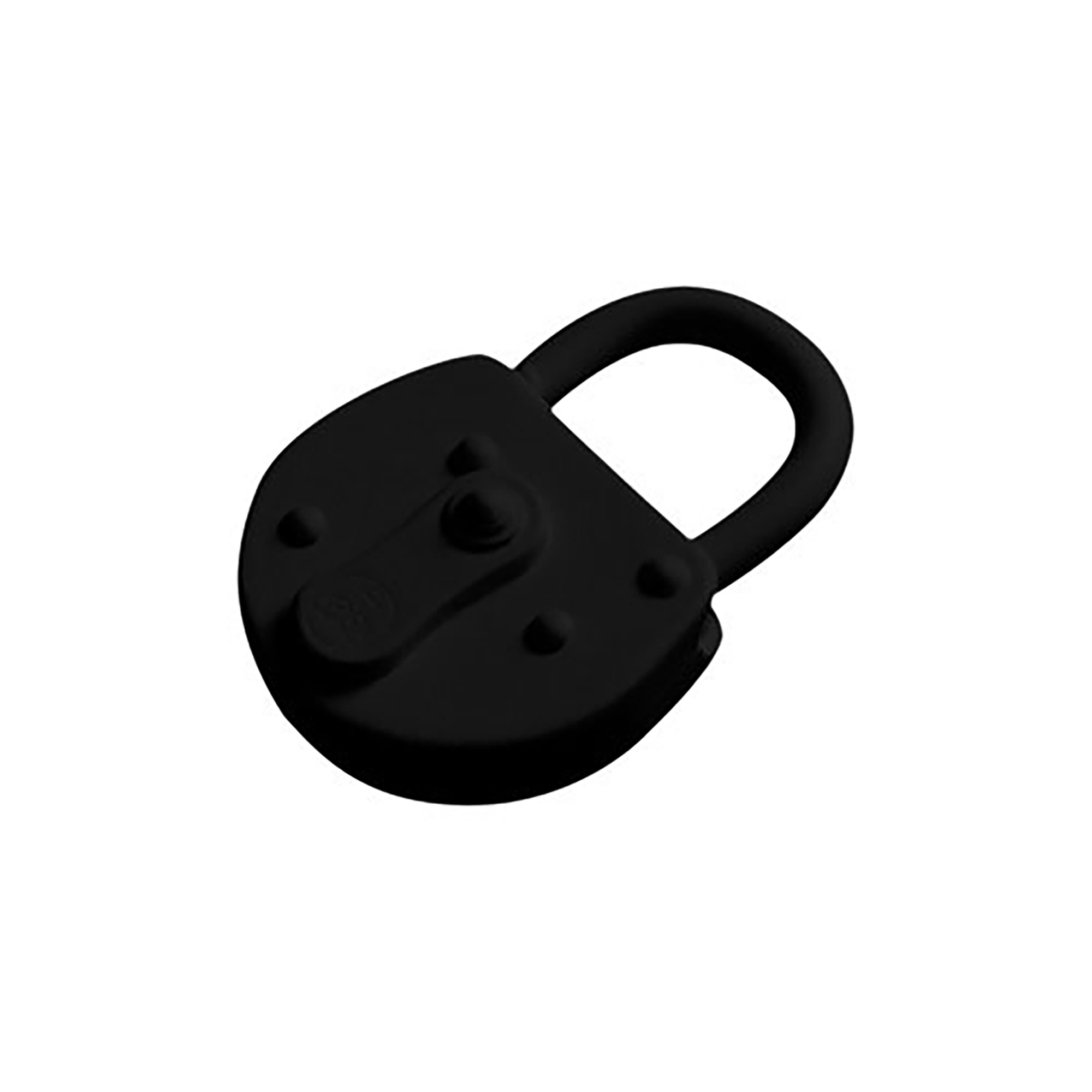 Lock Keychain Black