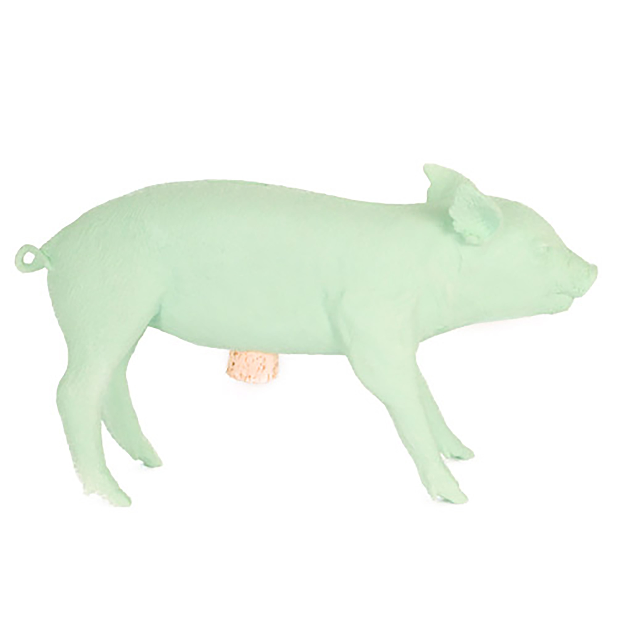 Bank in Form of Pig Matte Green