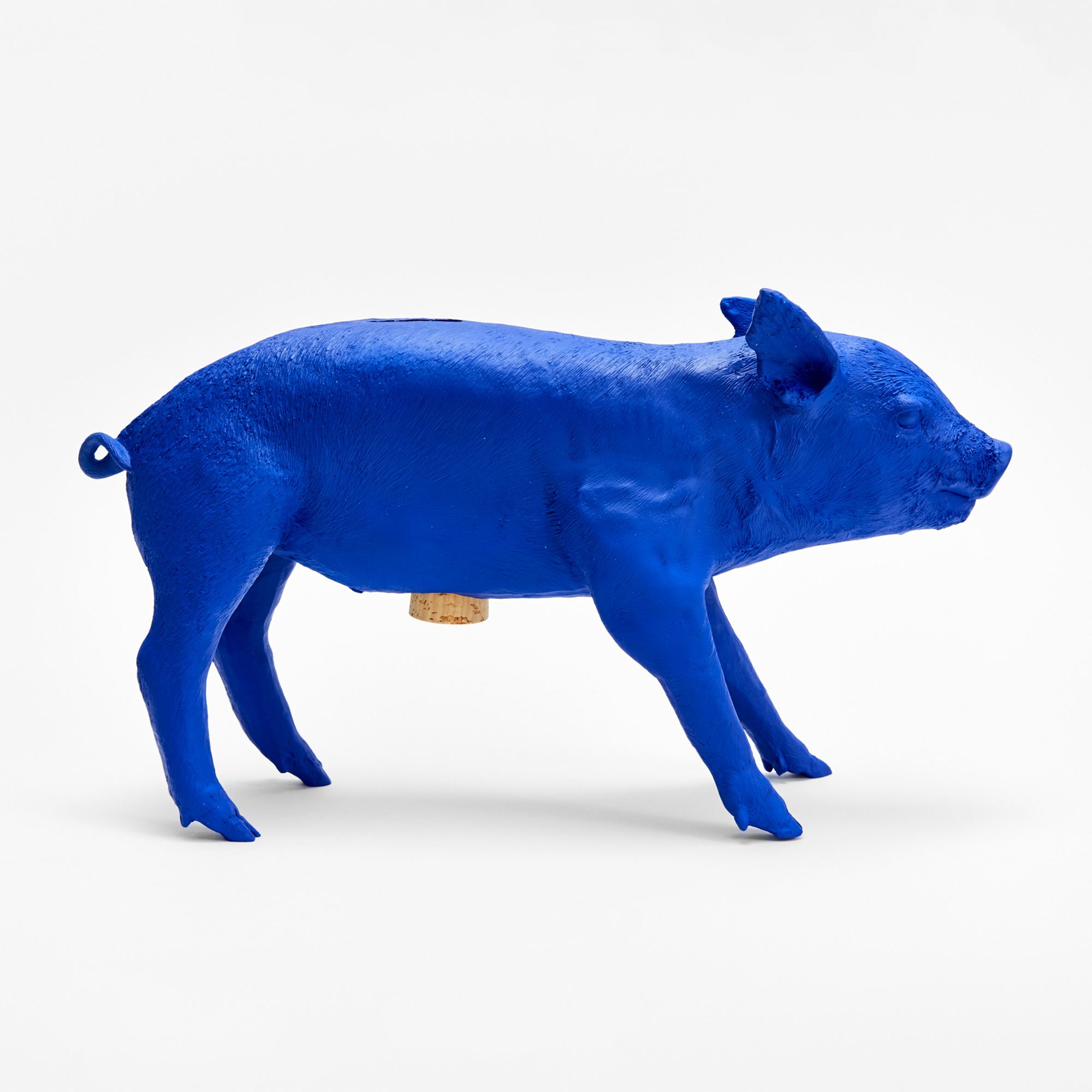 Bank in Form of Pig Ultramarine Chrome