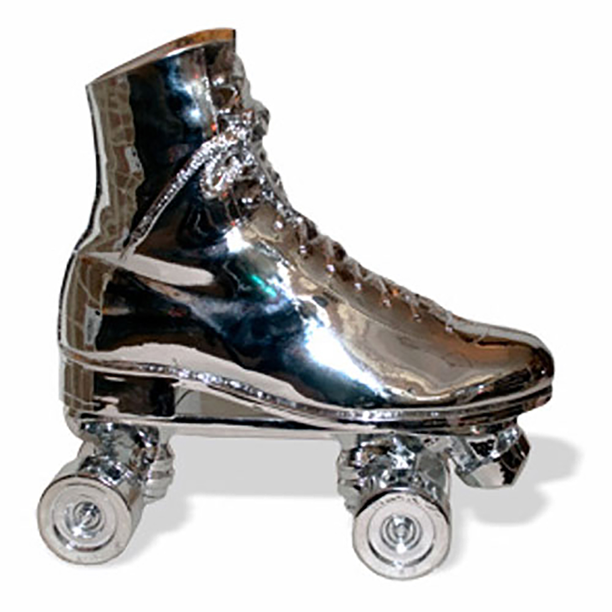 Roller Stop Silver Chrome