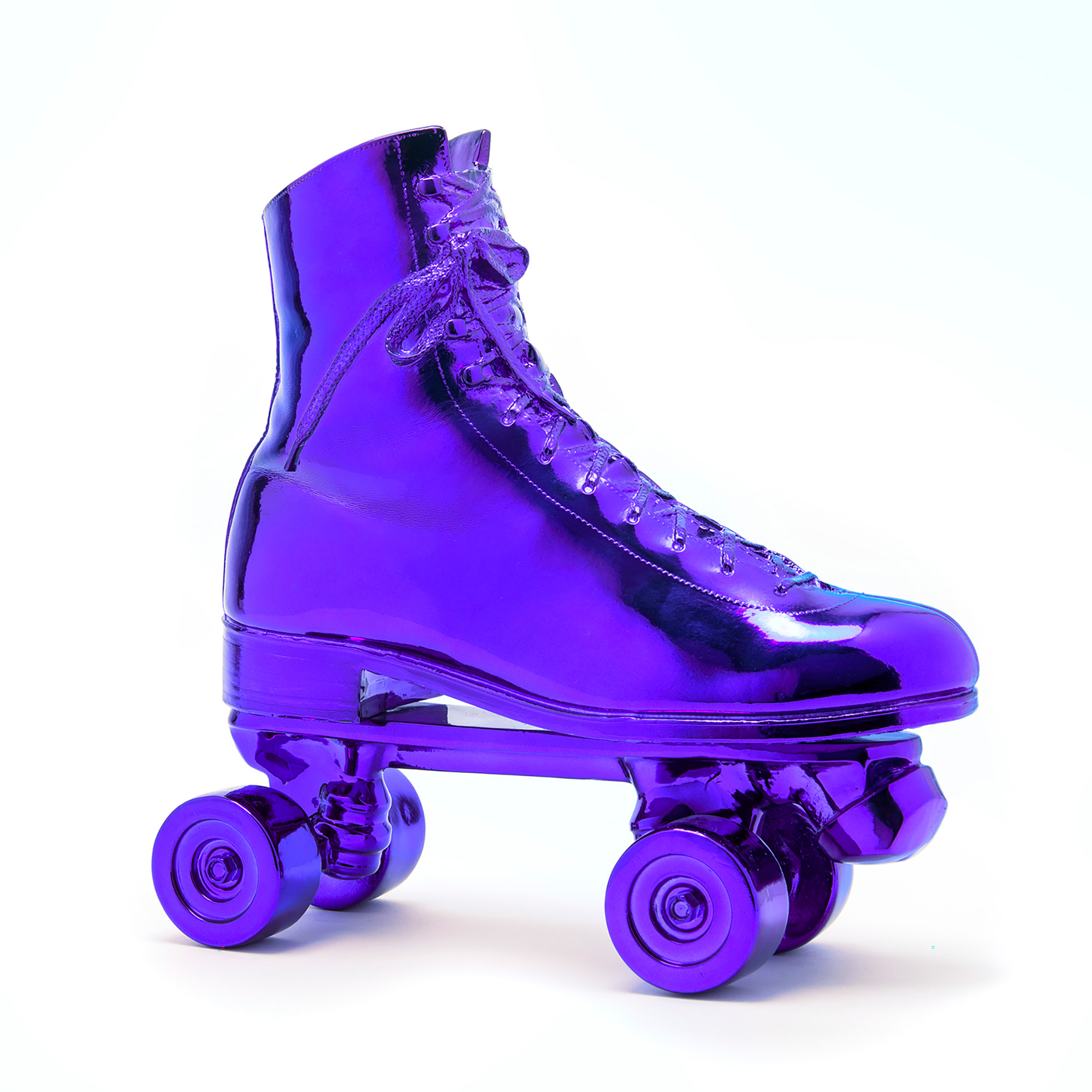 Roller Stop Purple Chrome