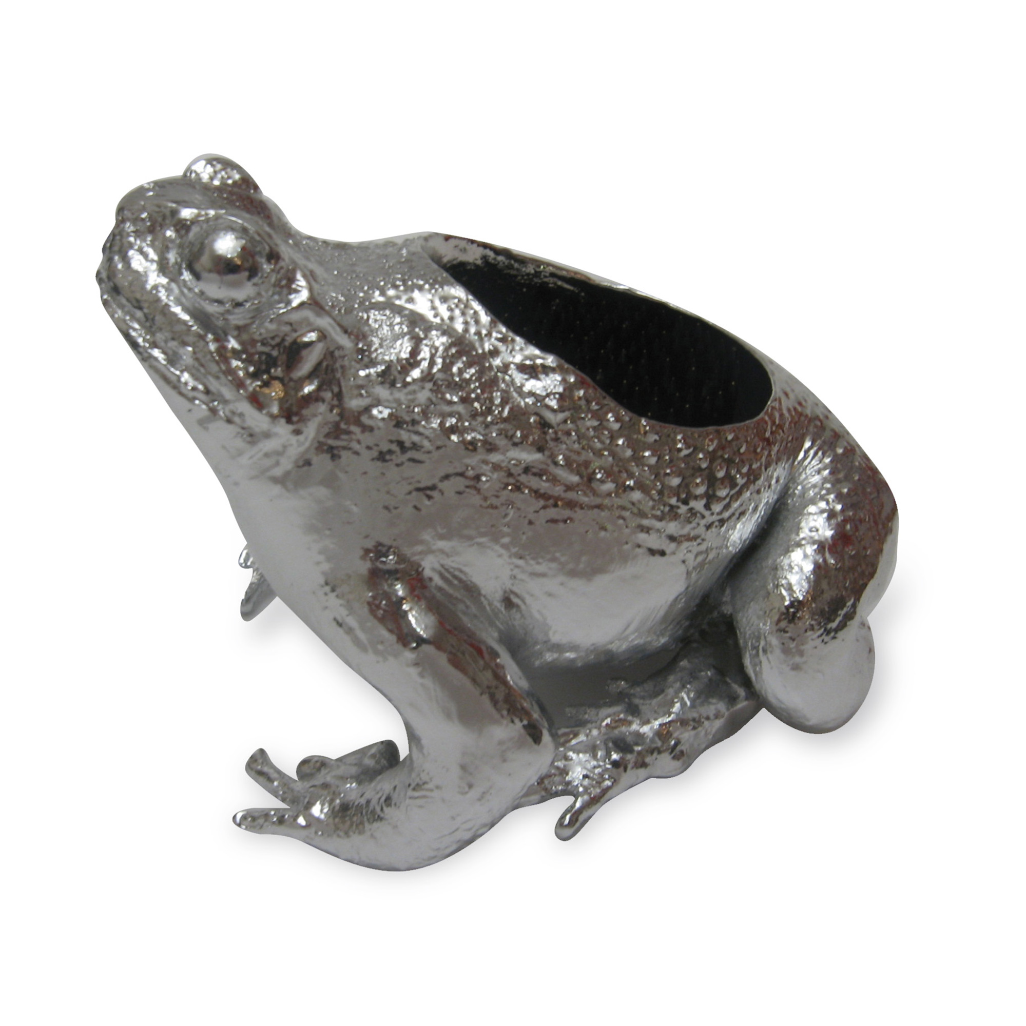 Toad Frog Silver Chrome