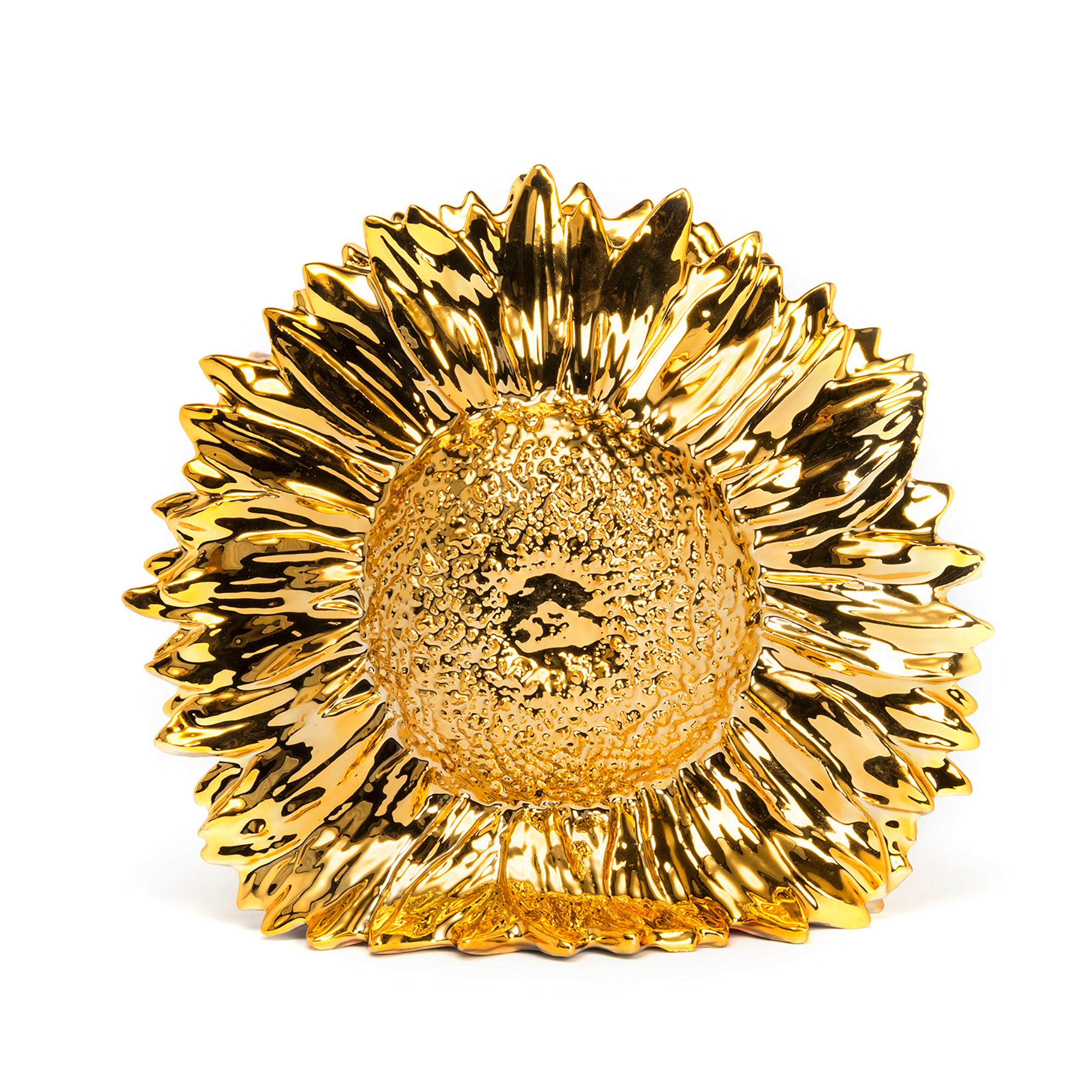 Sunflower Vase Gold