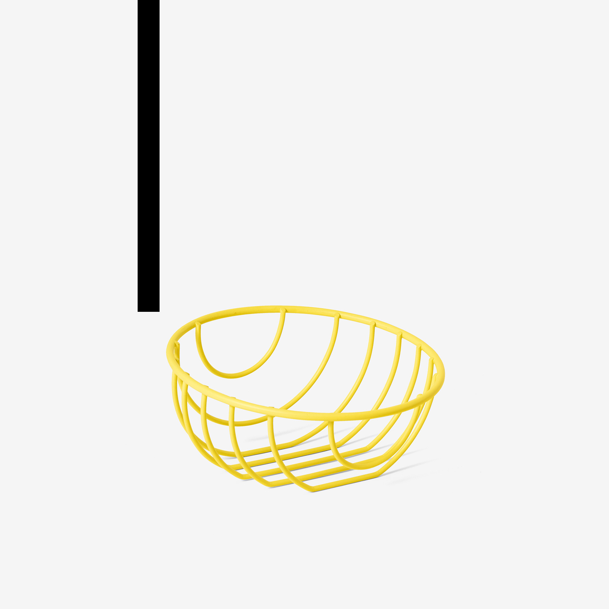 Outline Basket Small Yellow