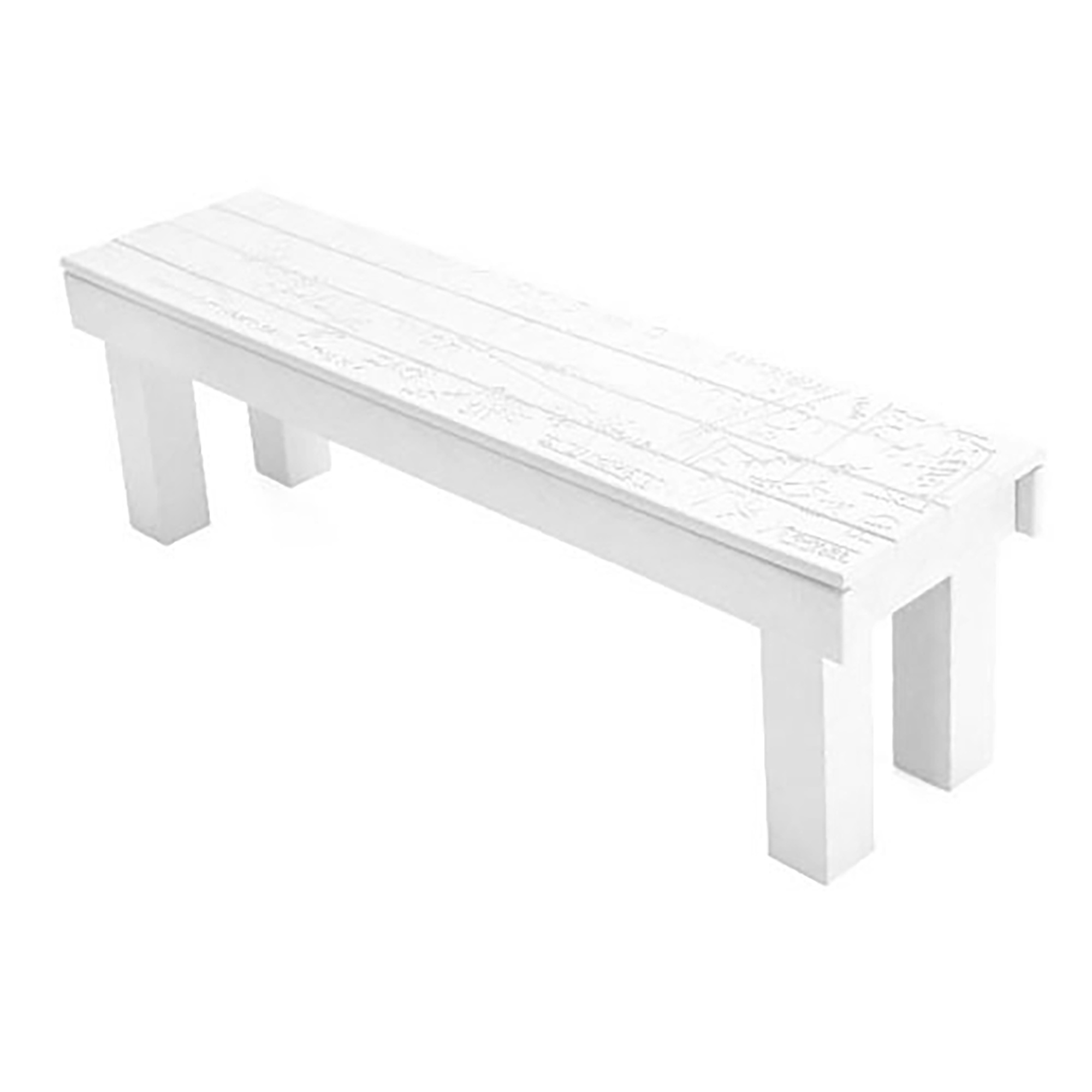 Graffiti Bench White
