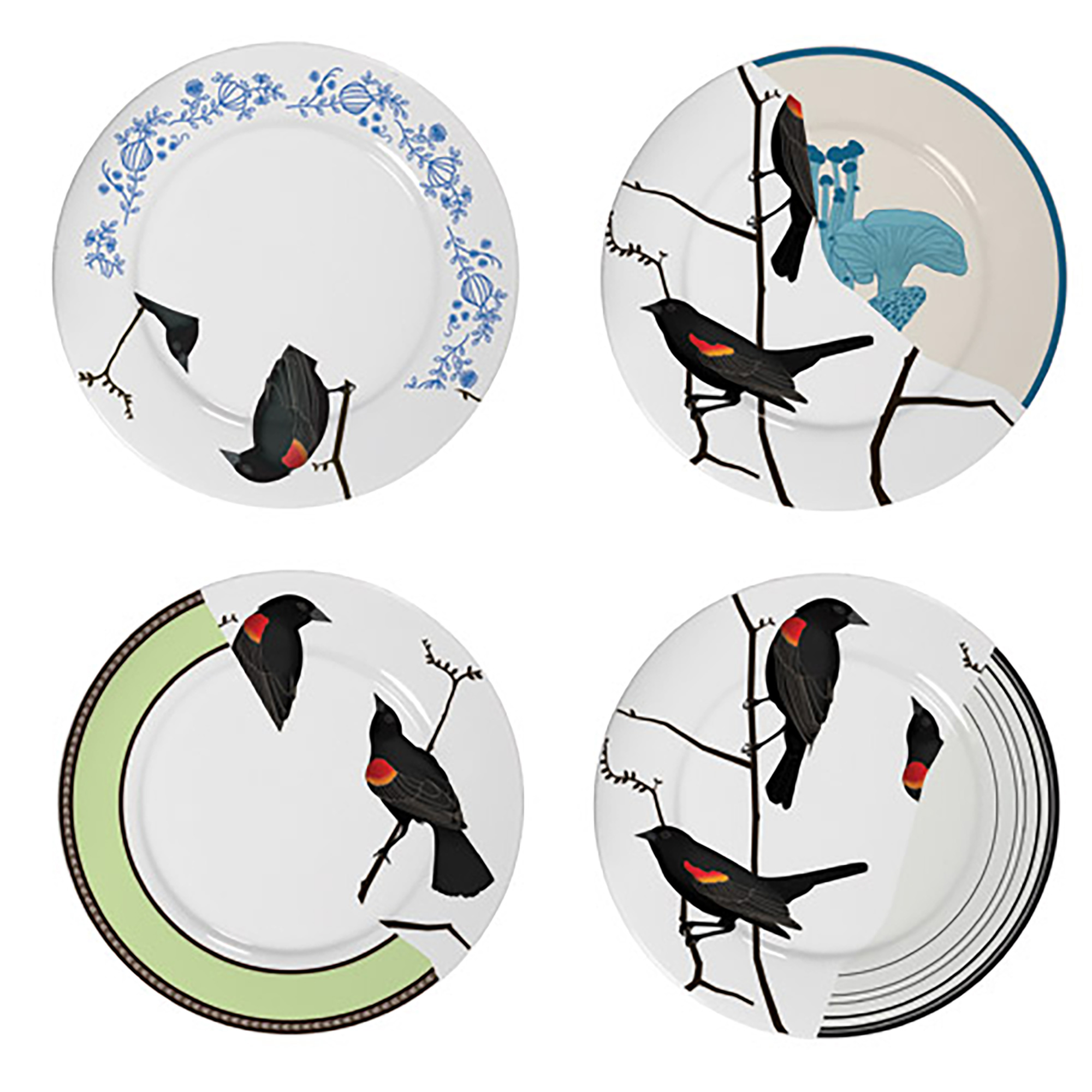 Second Small Plates Set of 4