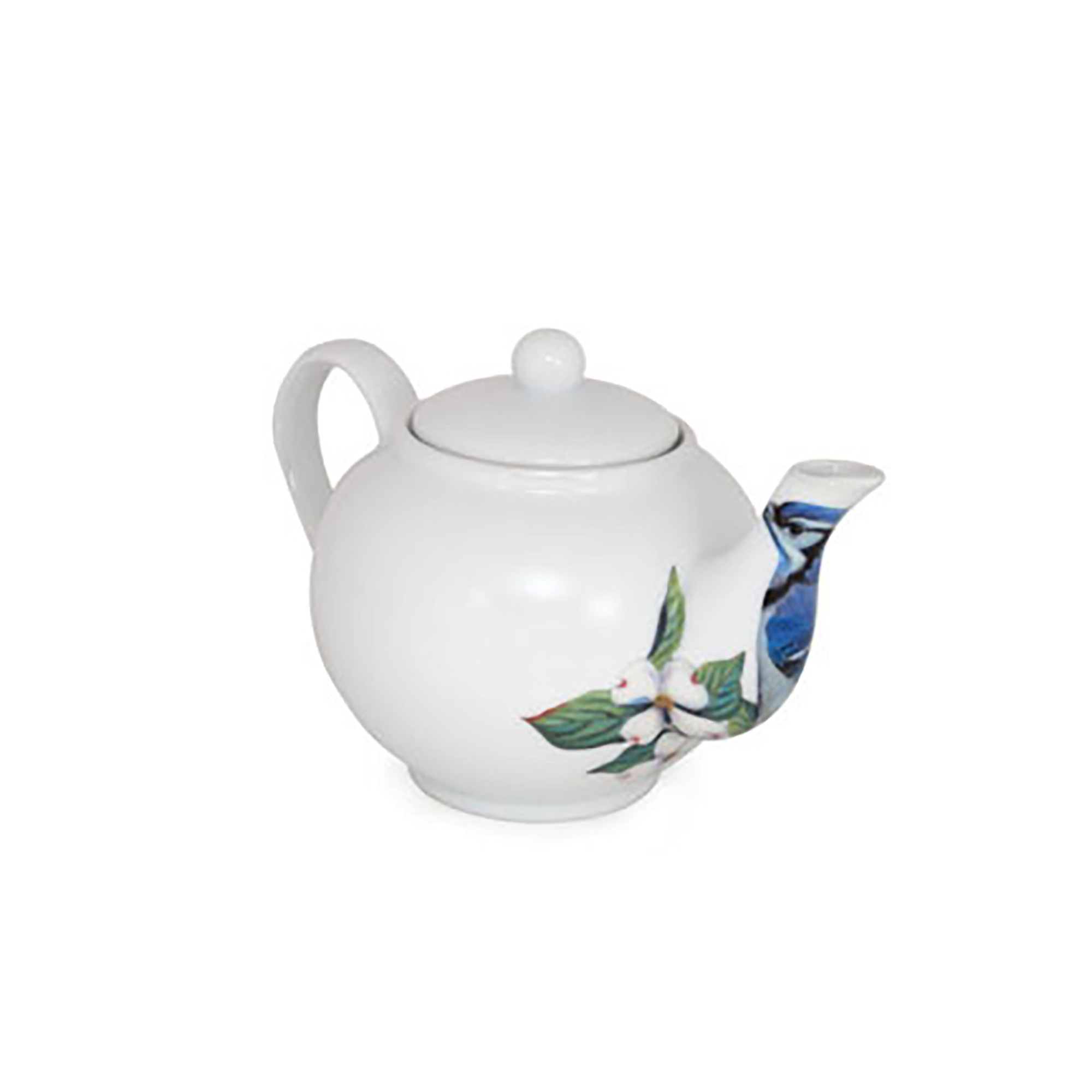 Seconds Teapot Round Blue Jay