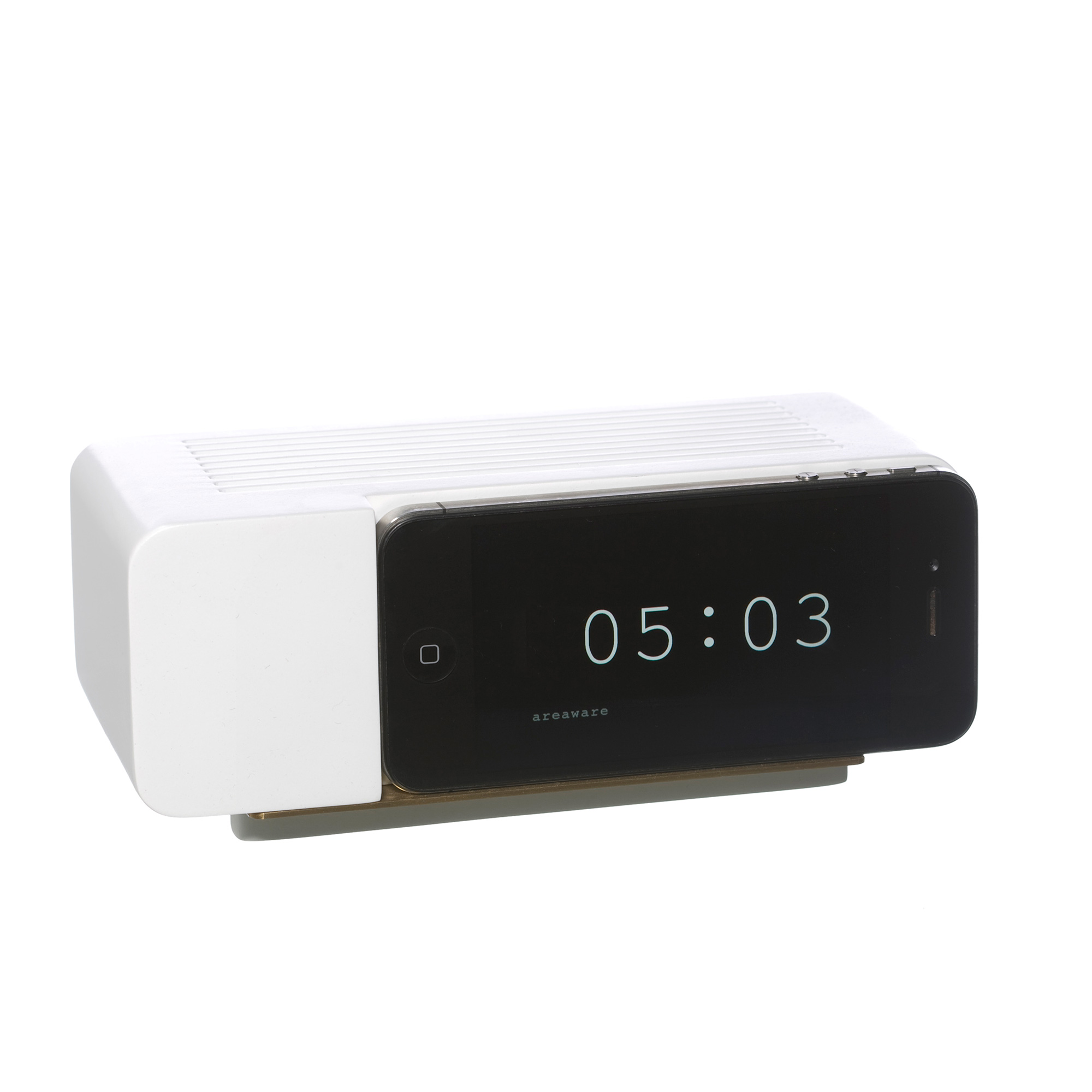 Alarm Dock i5 White Resin