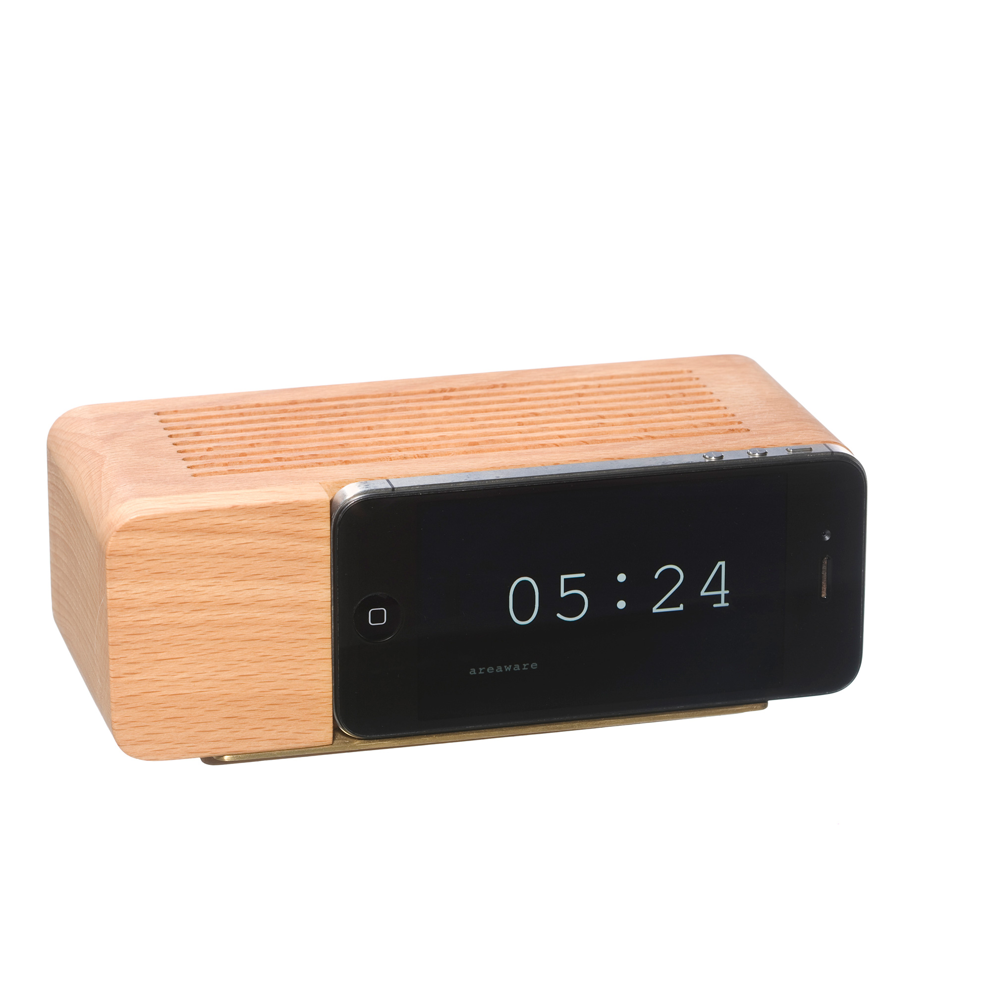 Alarm Dock i5 Natural Wood