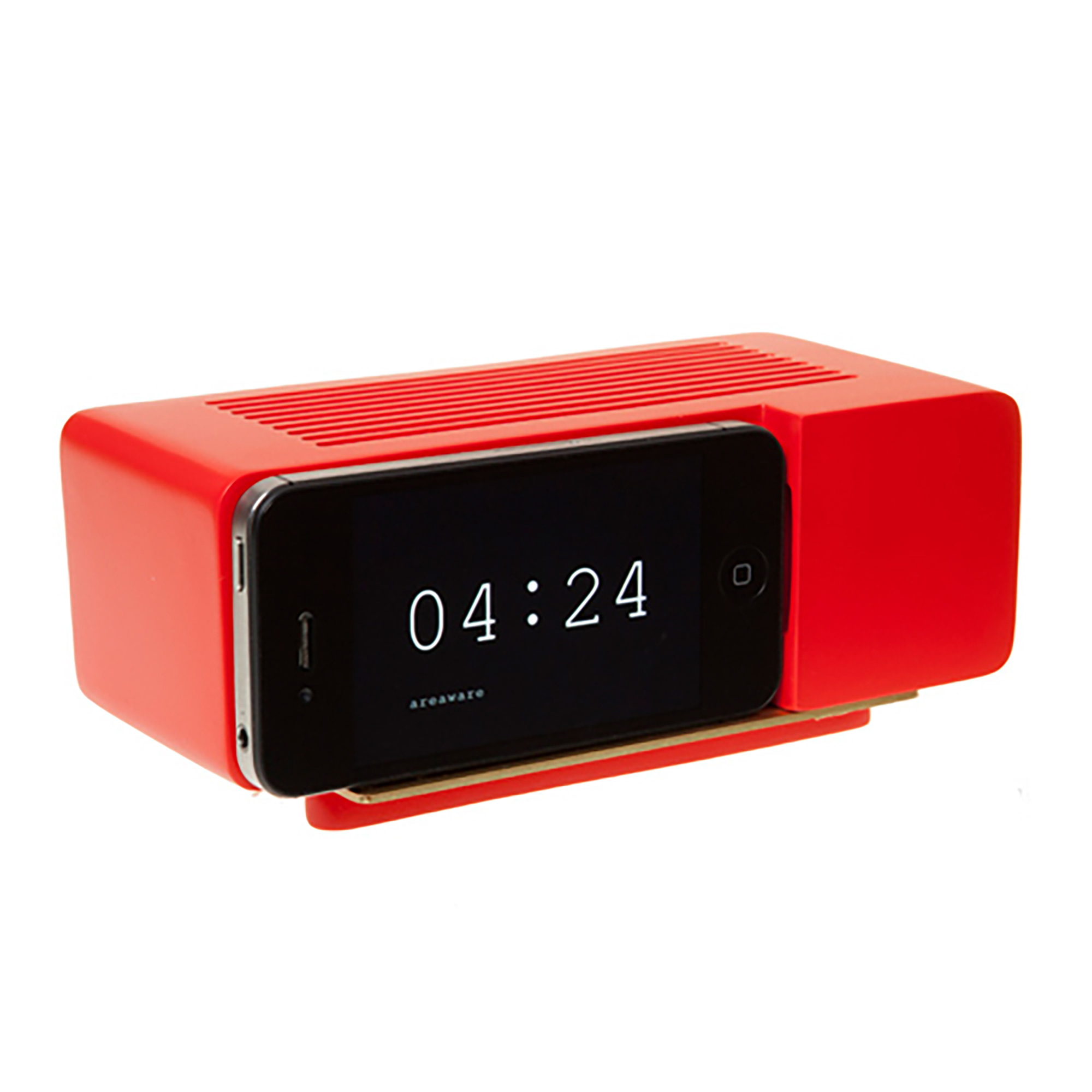 Alarm Dock Red Resin