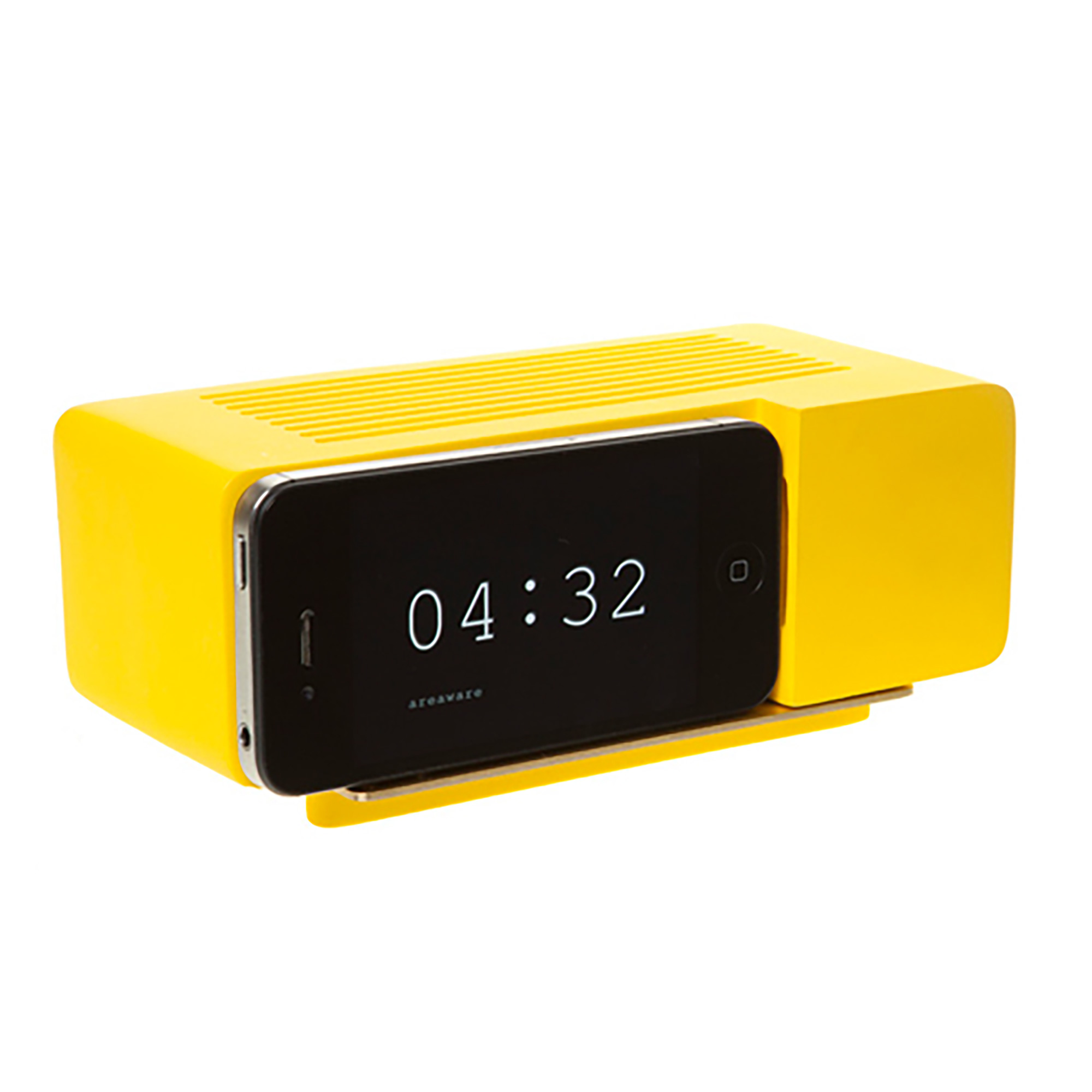 Alarm Dock Yellow Resin