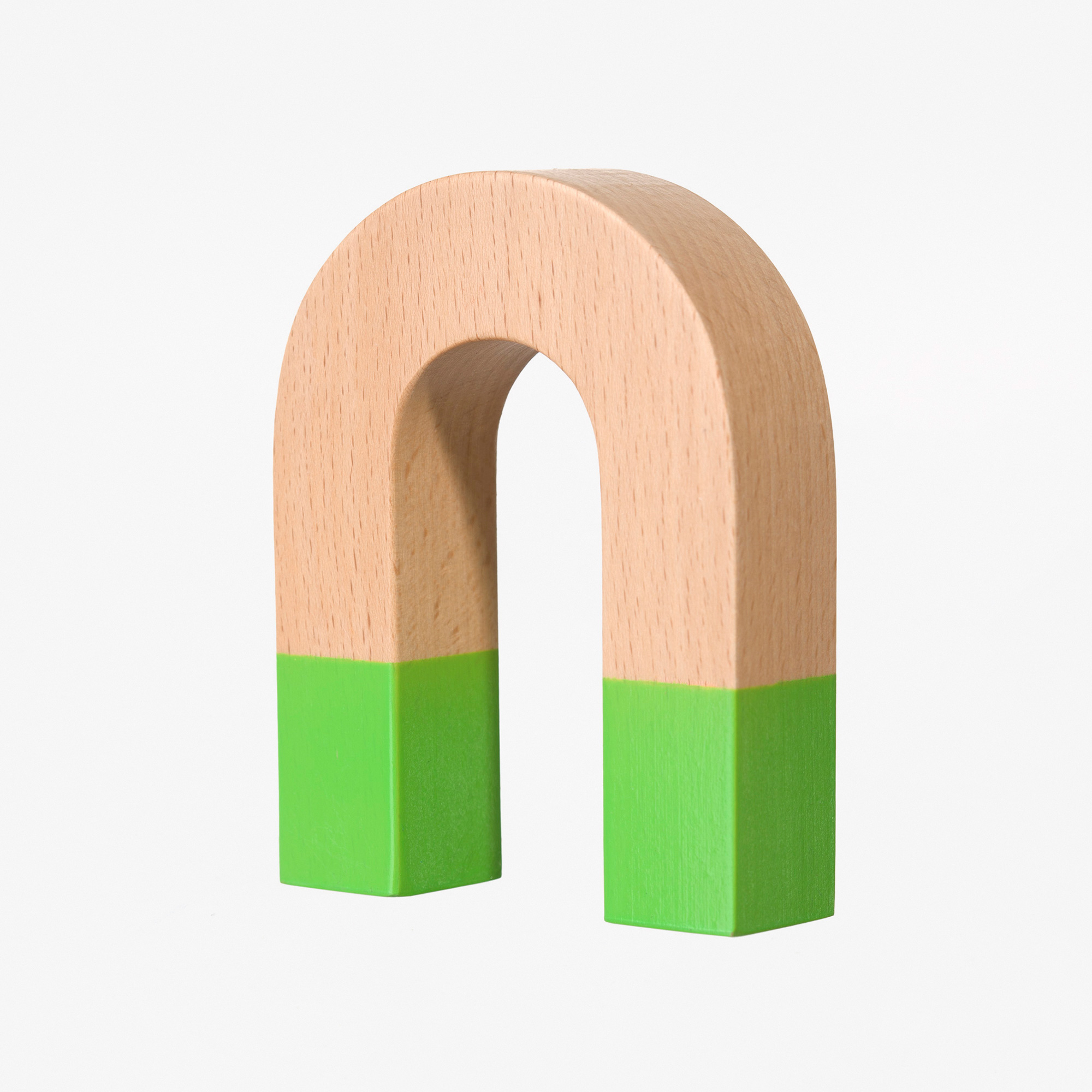 Horseshoe Magnet Green