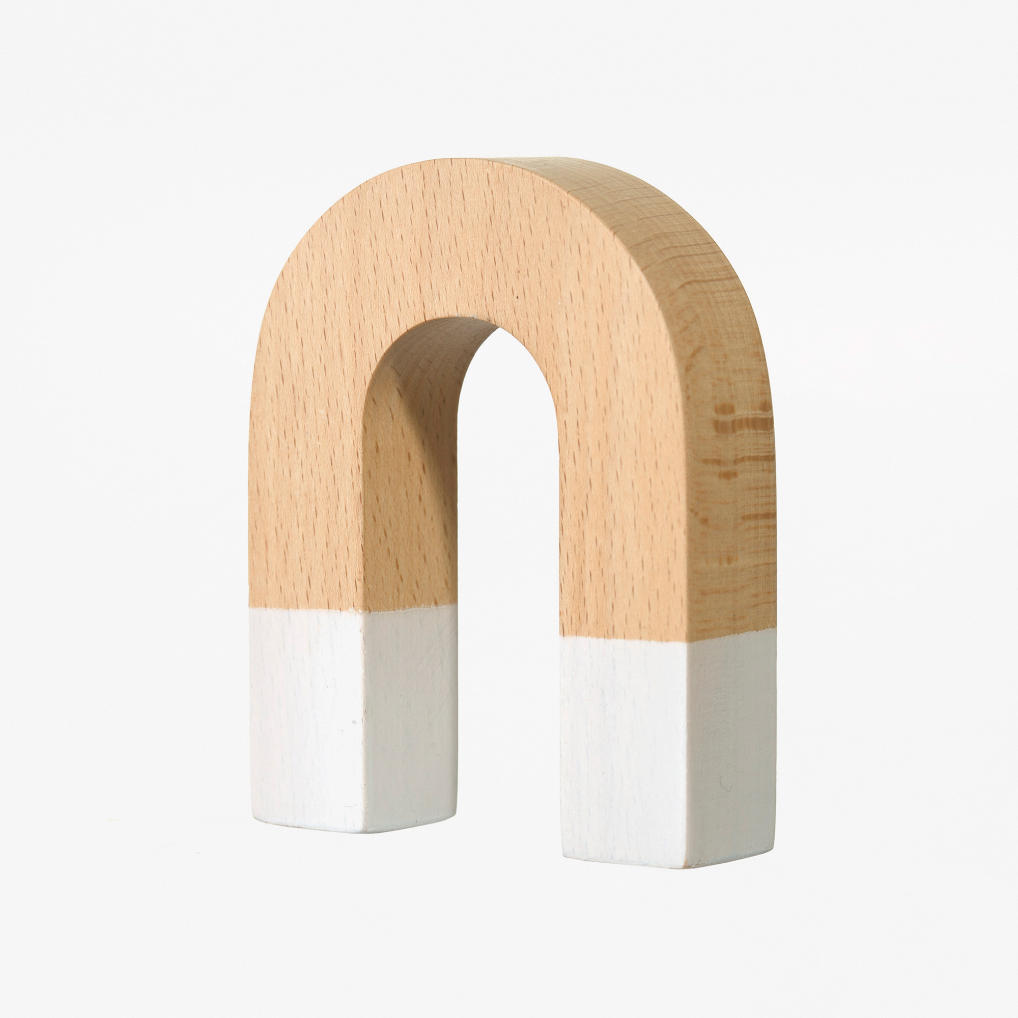 Horseshoe Magnet White