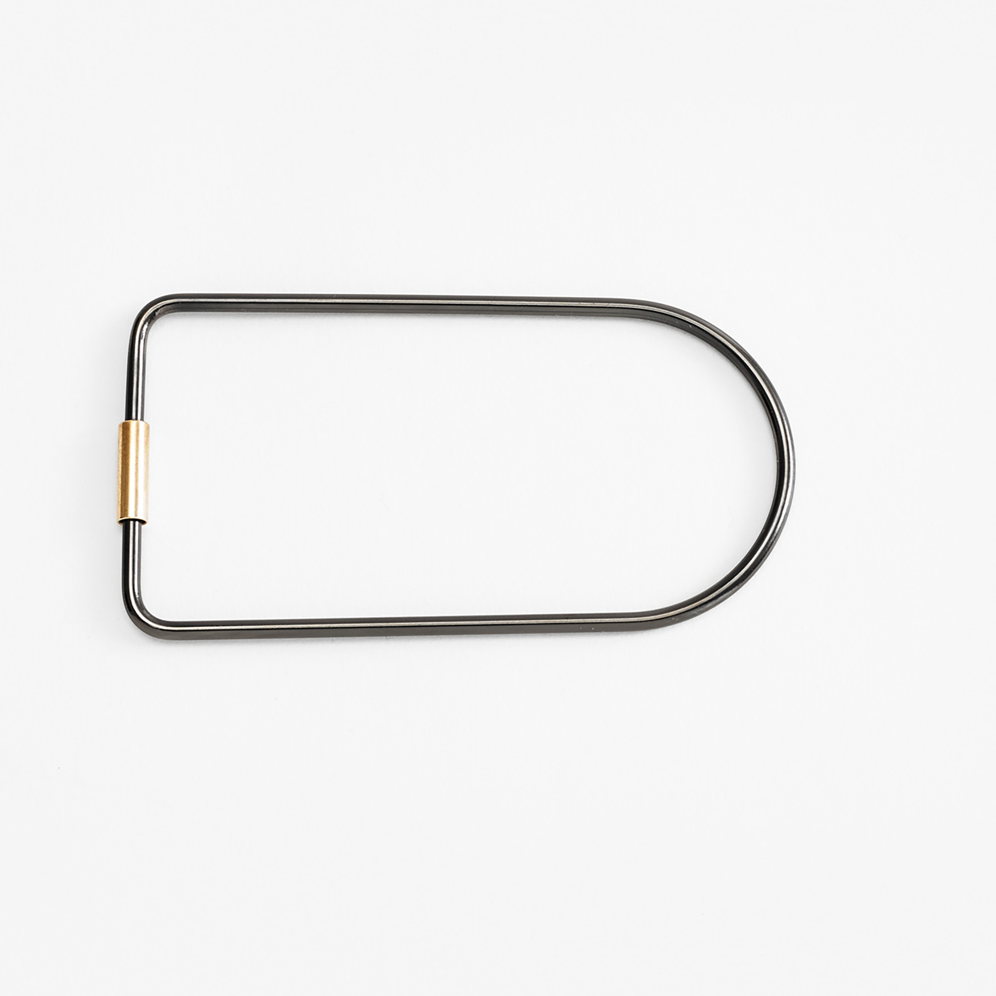 Contour Key Ring Bend Black