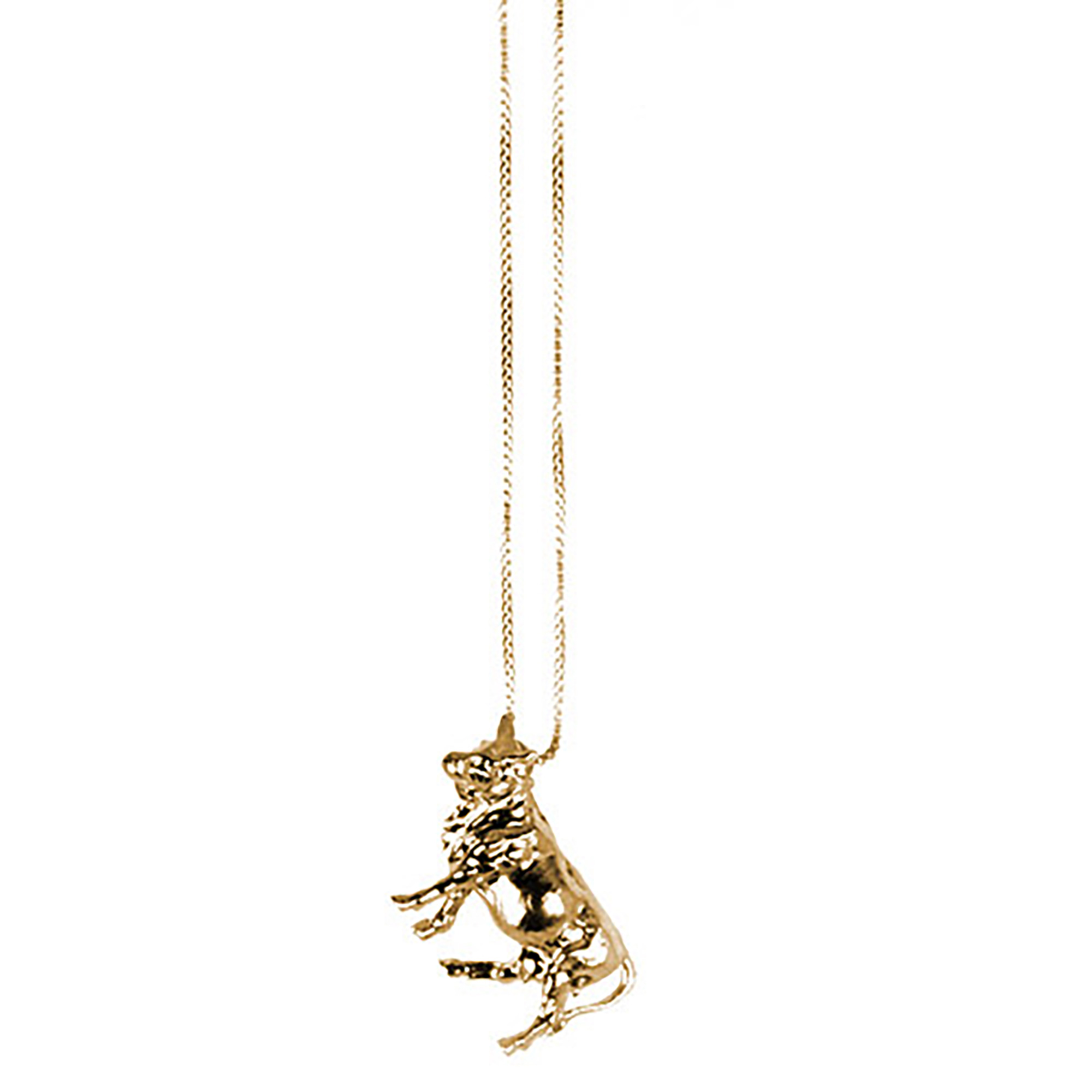 Cow Necklace Gold