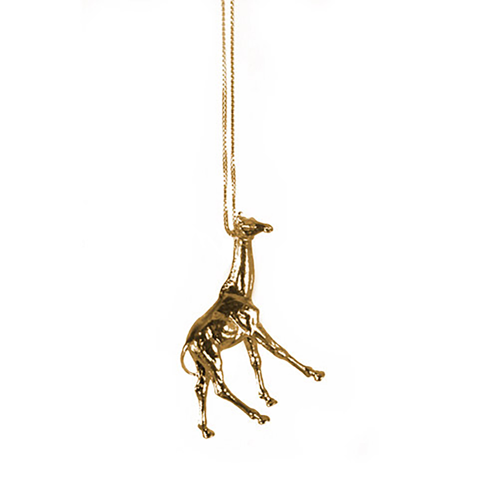Giraffe Necklace Gold