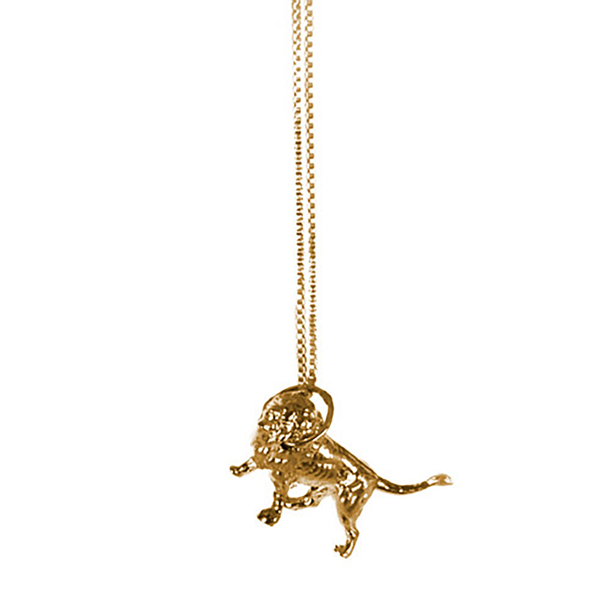 Lion Necklace Gold