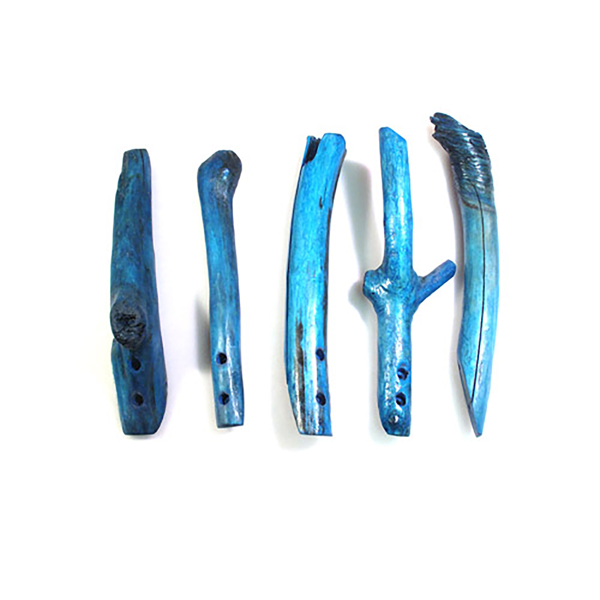 Driftwood Wall Hook Blue