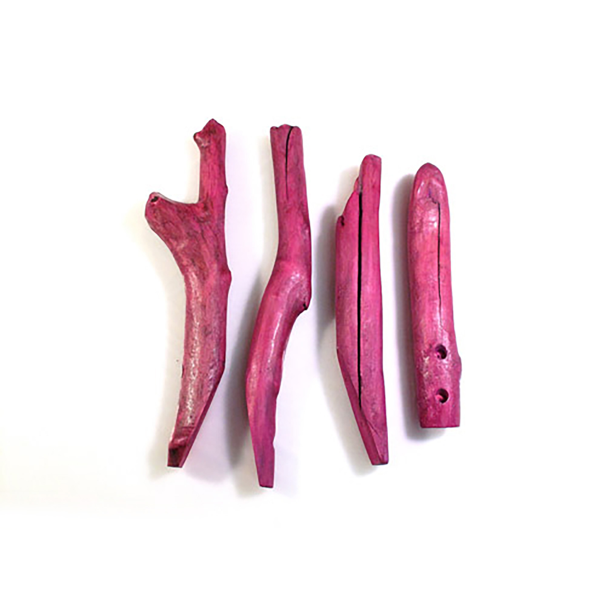 Driftwood Wall Hook Pink