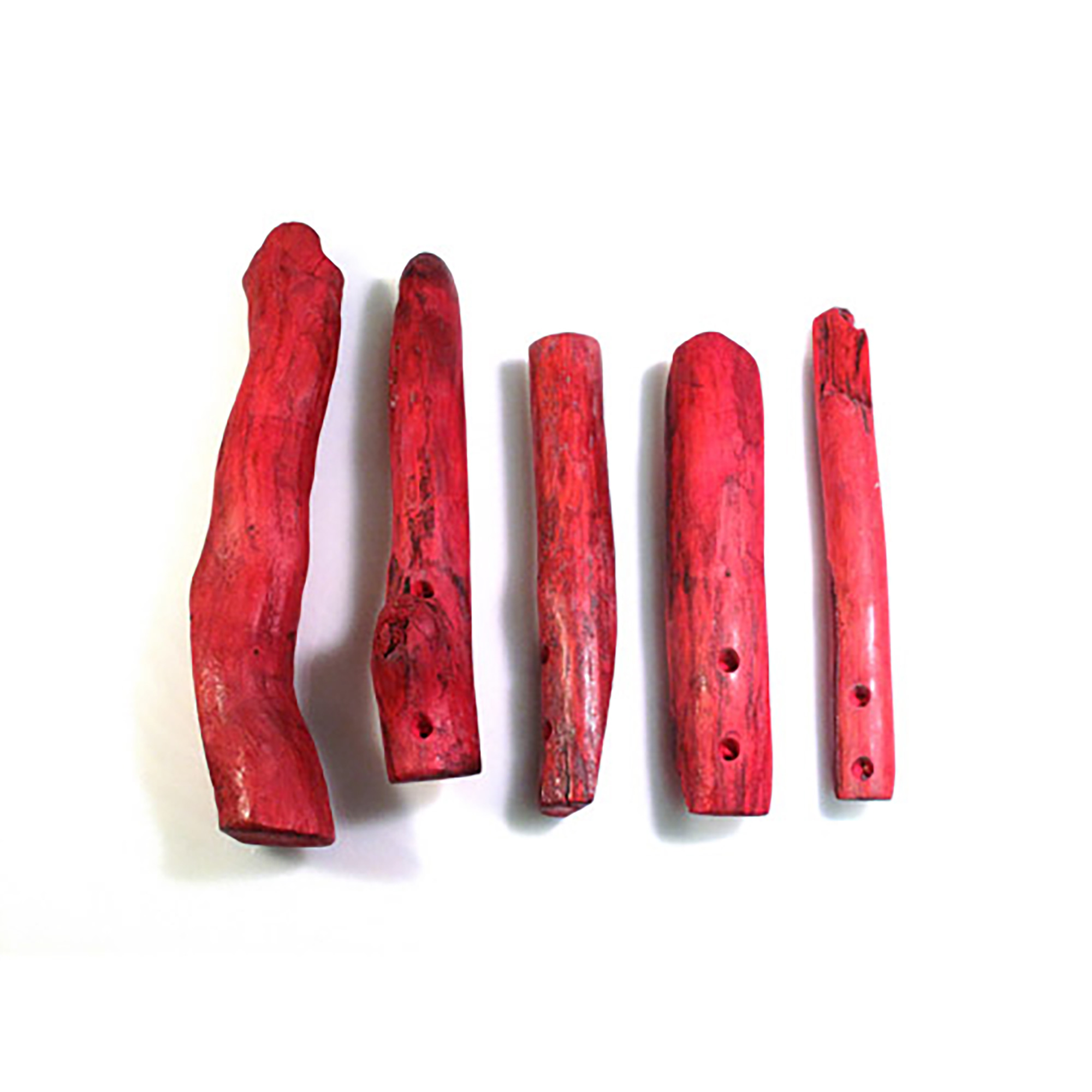 Driftwood Wall Hook Red
