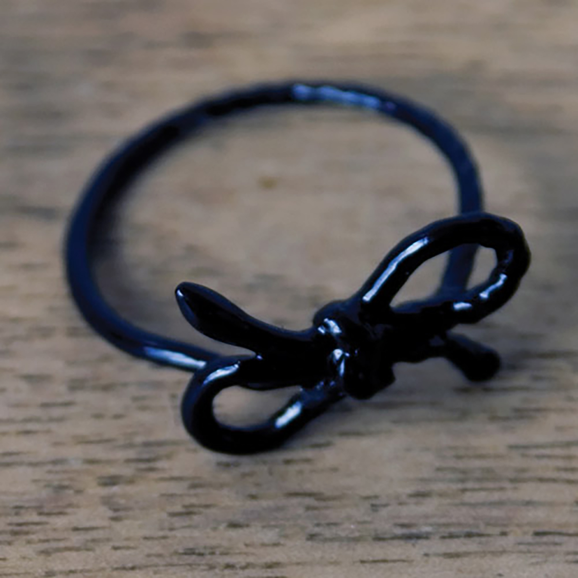 Ring Forget Me Not Black