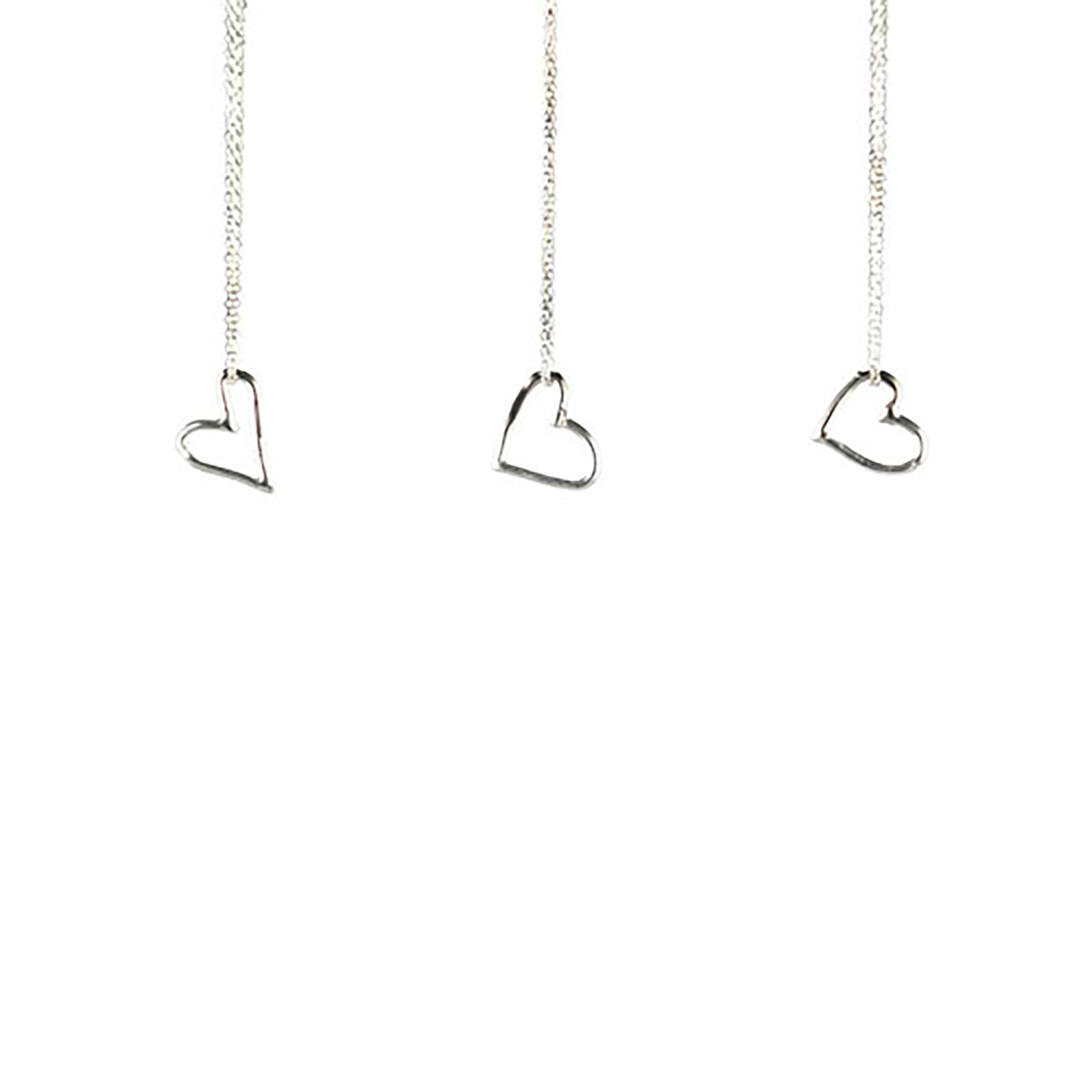 Heart Necklace Sterling Silver