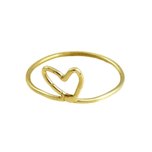 Ring Heart 14k Gold