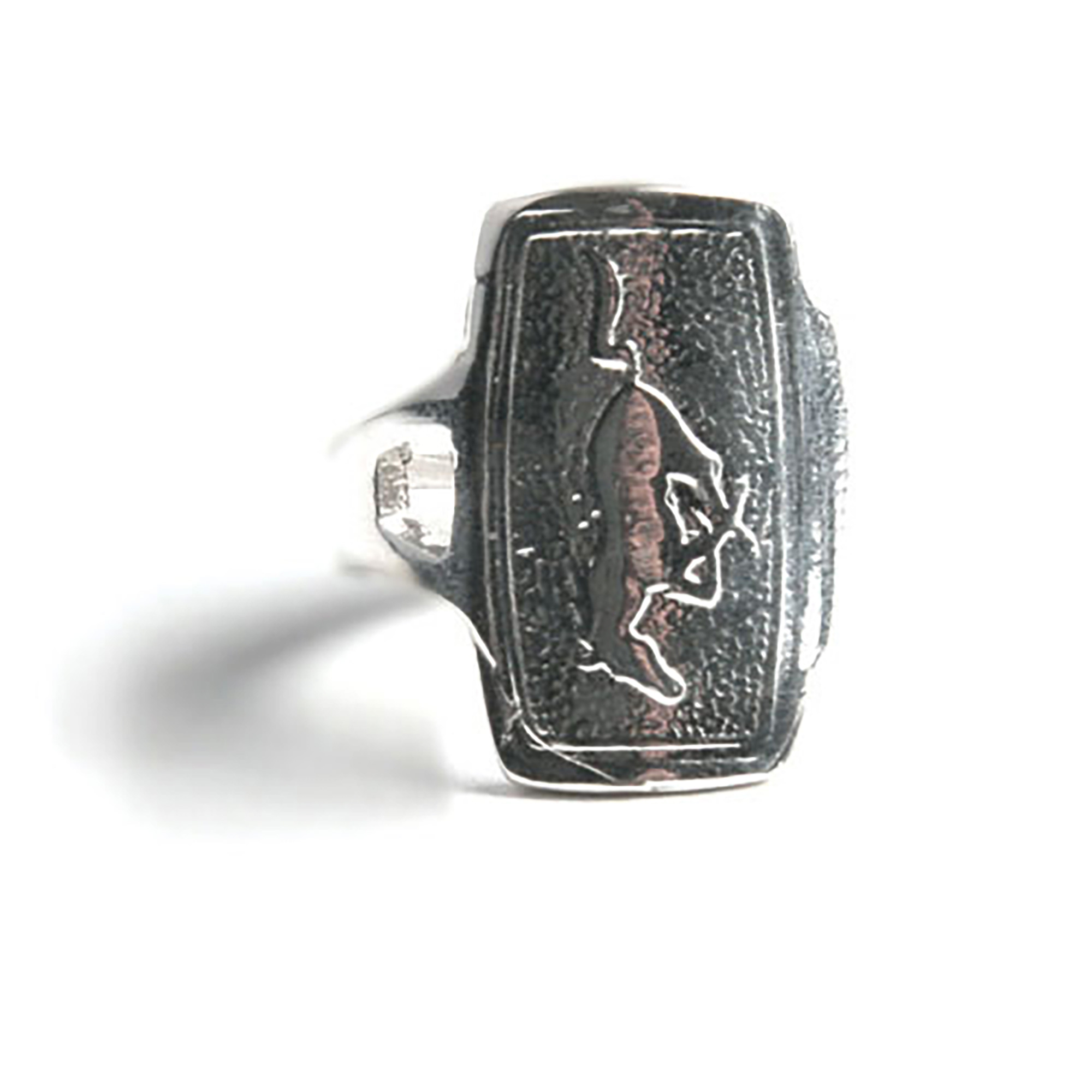 Key Ring Ford Mustang Silver