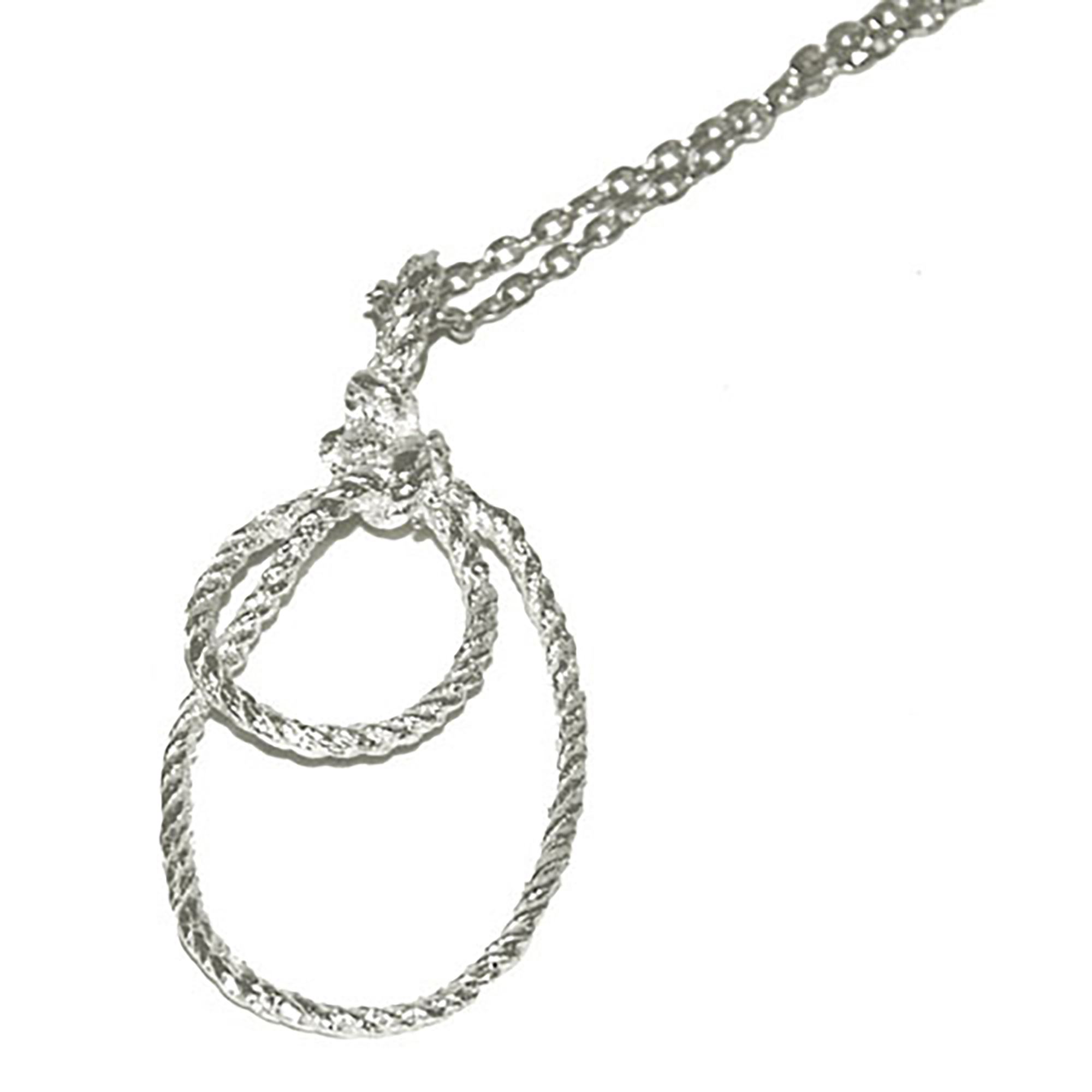 Loop de Loop Necklace Sterling