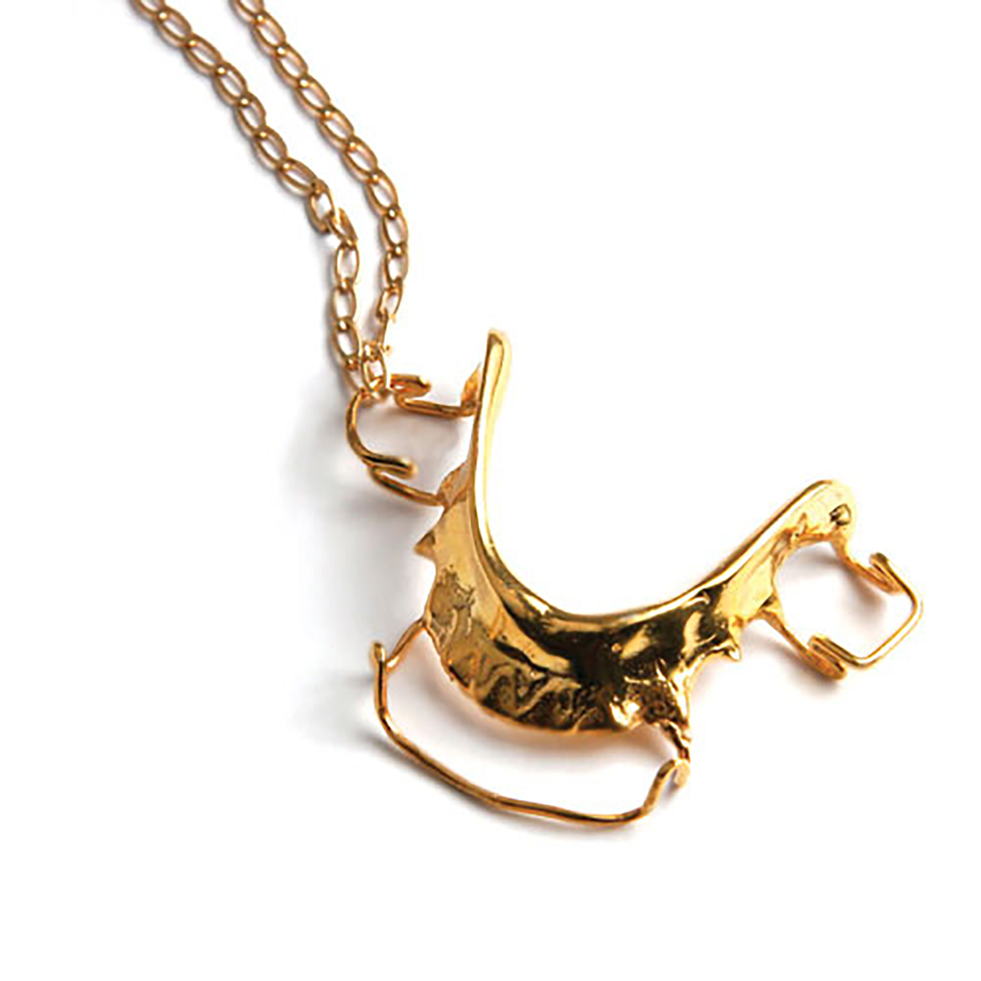 Retainer Necklace Gold
