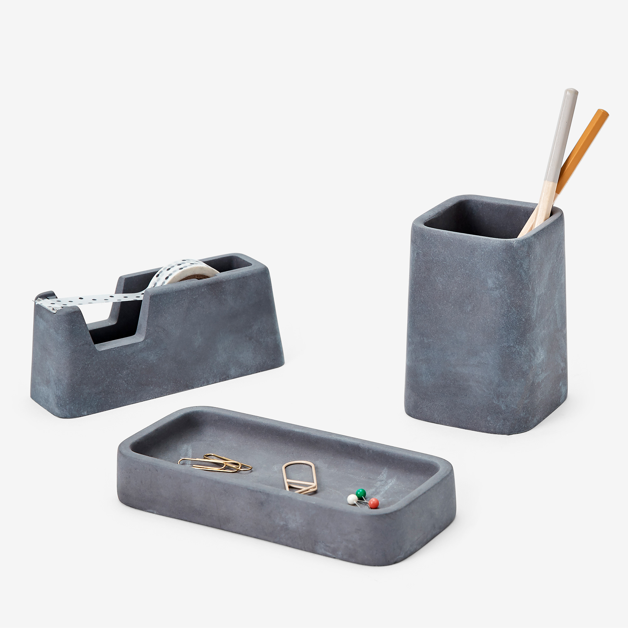 Concrete Desk Set Small