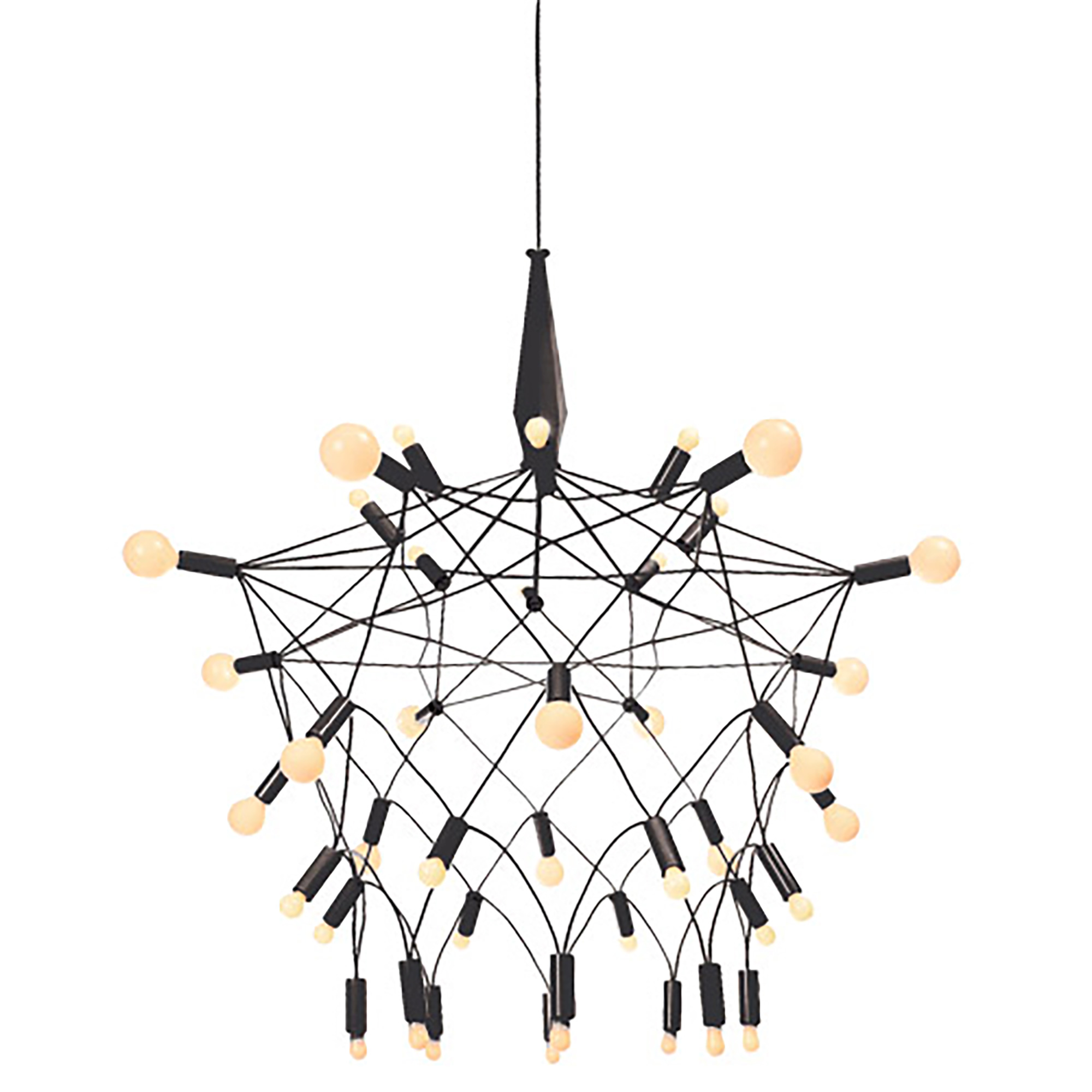 ORBIT Chandelier Black
